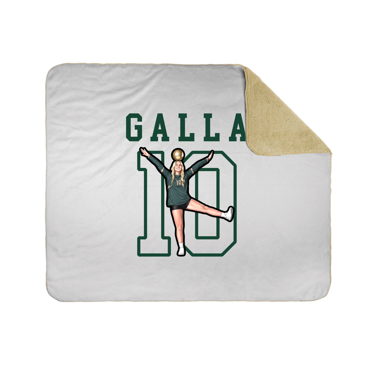 Throw Blanket — Shirsey in White
