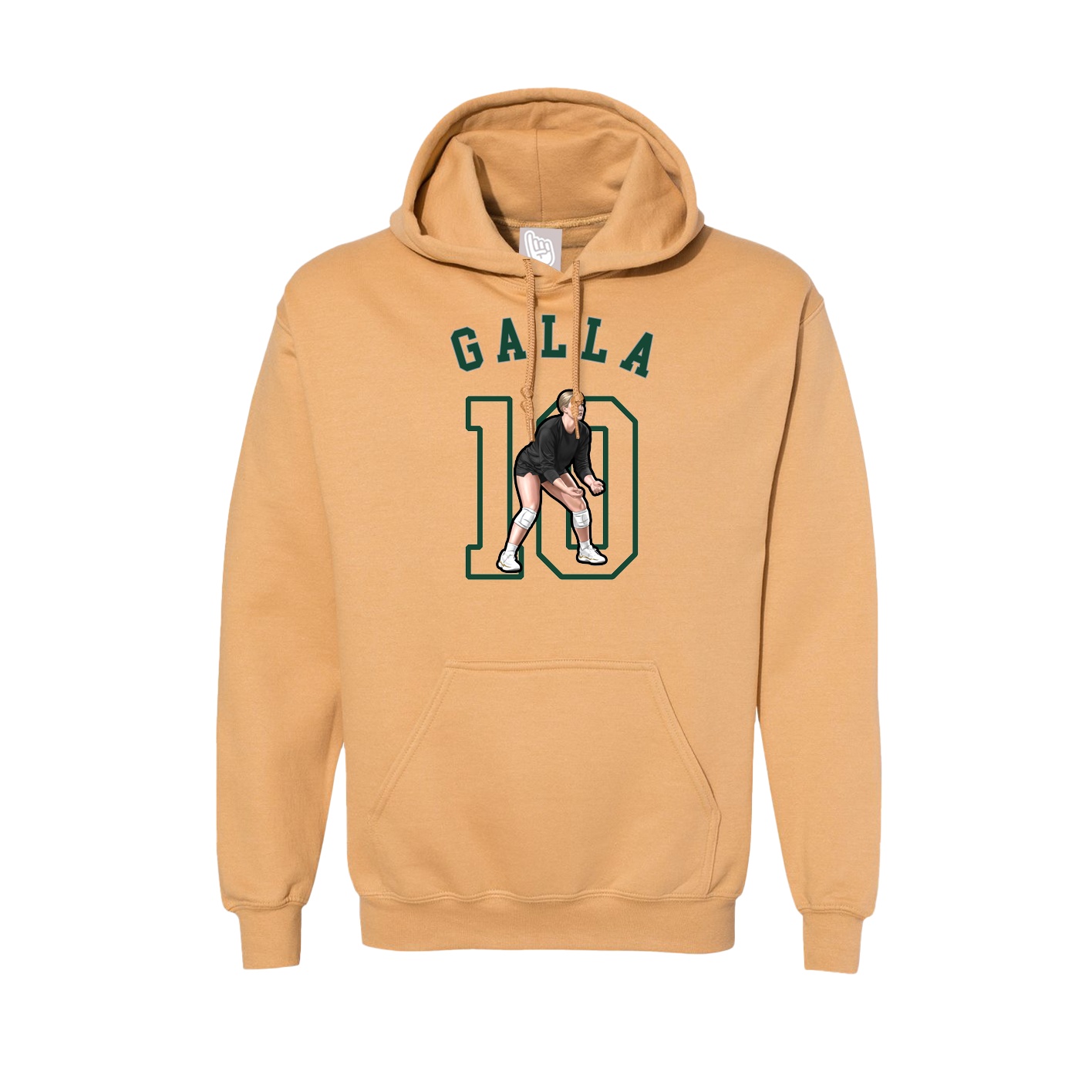 Hoodie — Shirsey Arch in Vegas Gold