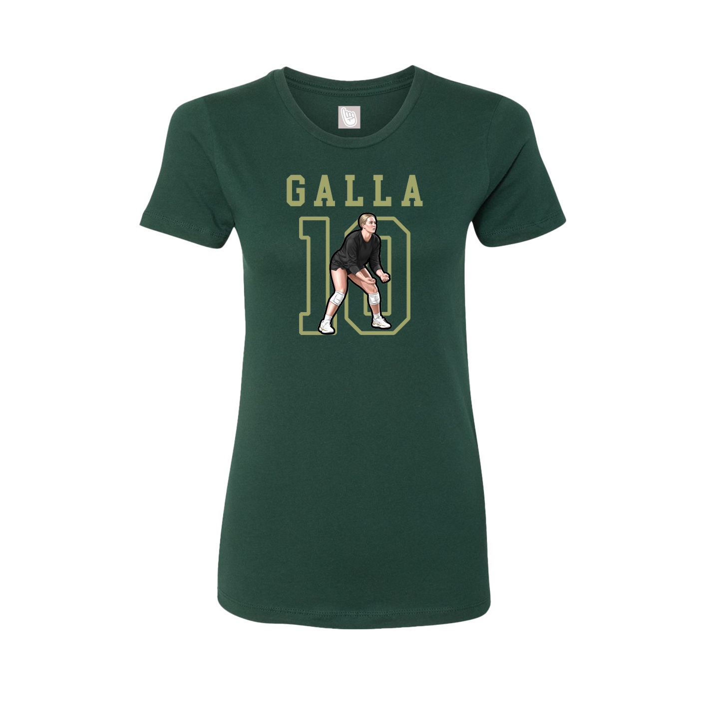 Fitted Women's Tee — Shirsey in Green