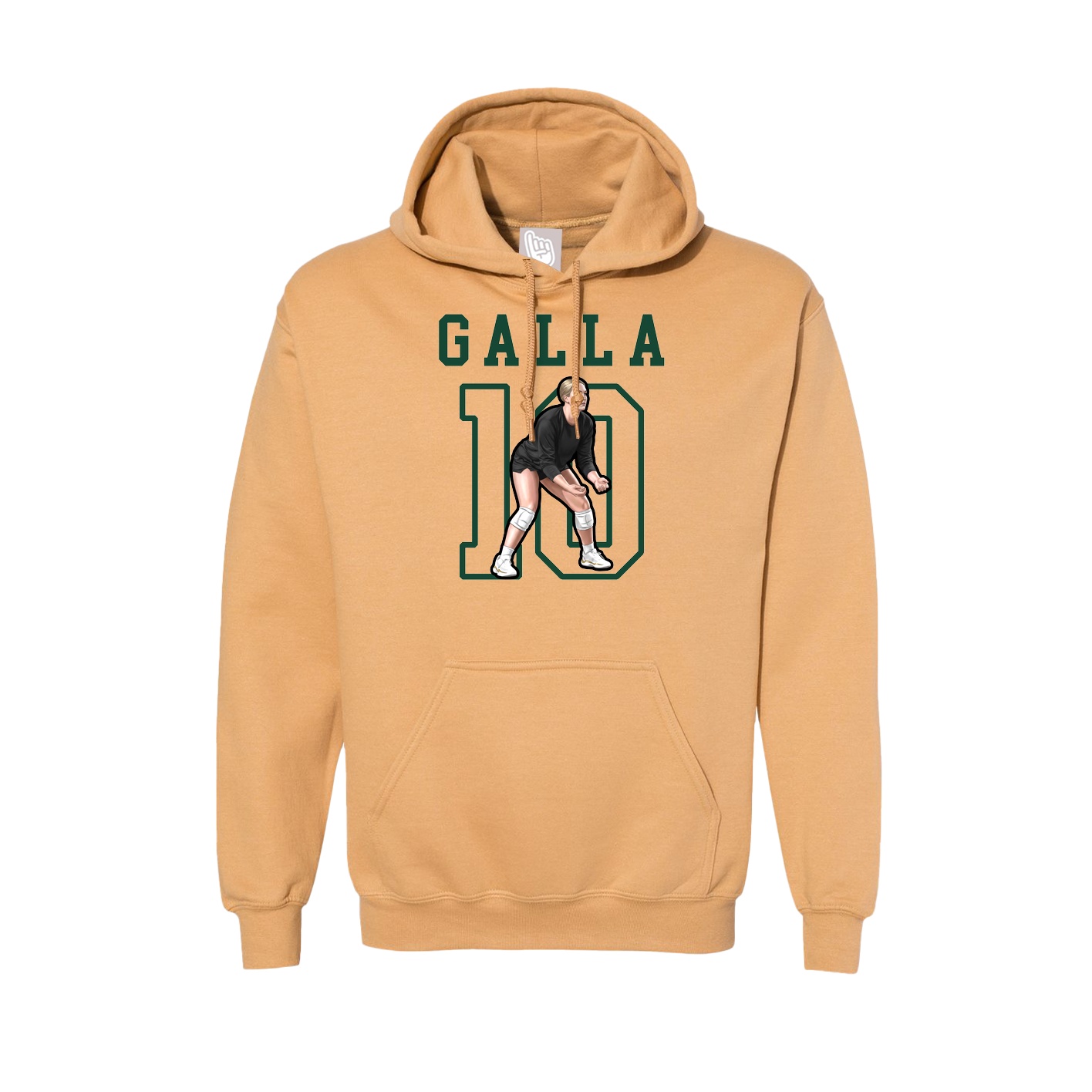 Hoodie — Shirsey in Vegas Gold