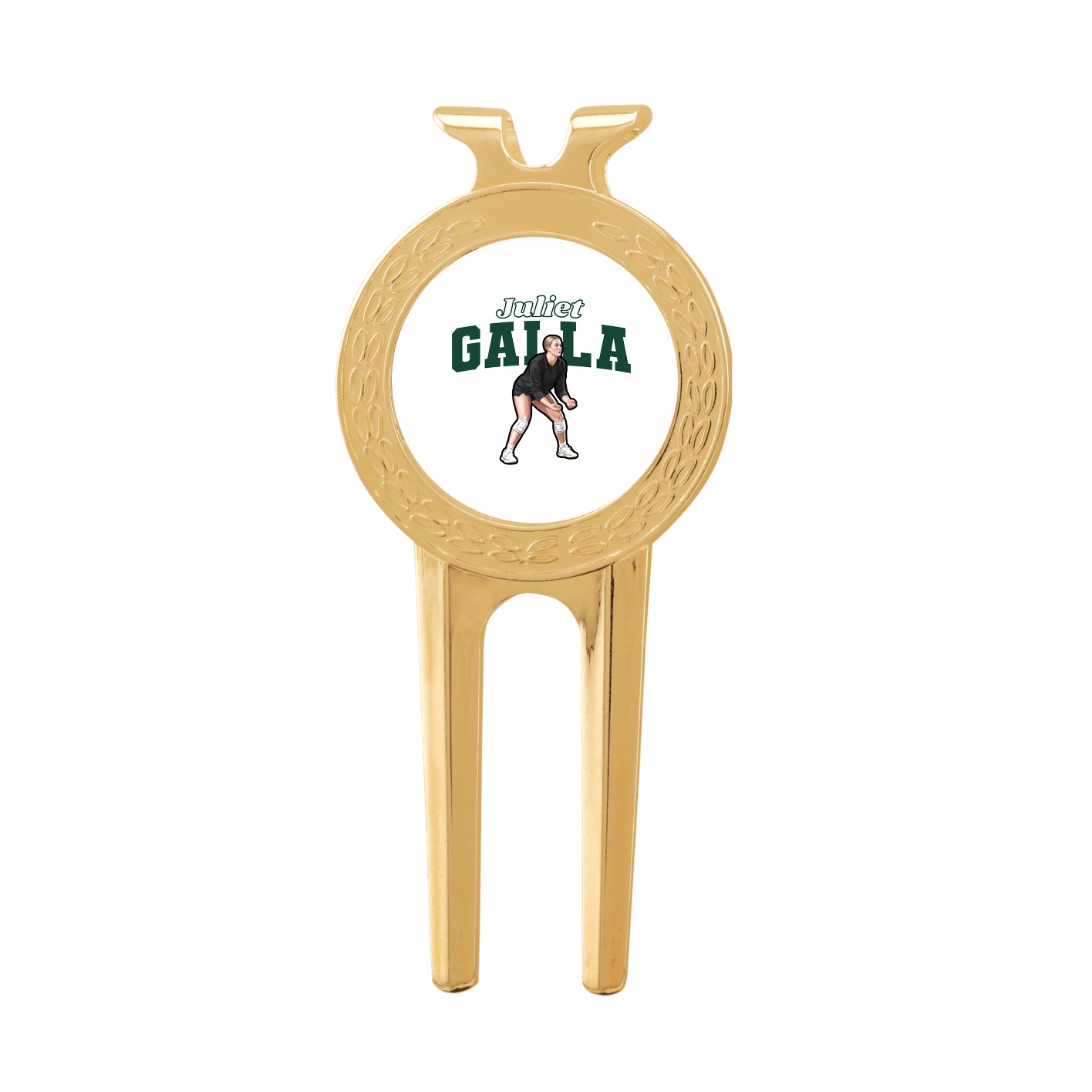 Divot Tool with Ball Marker — Name Arch in Classic