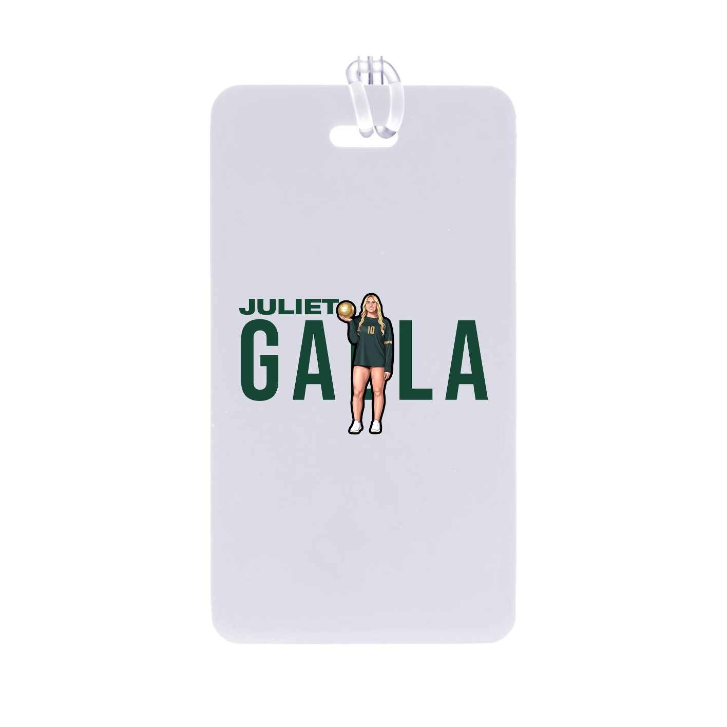Bag Tag — Player Name in Classic