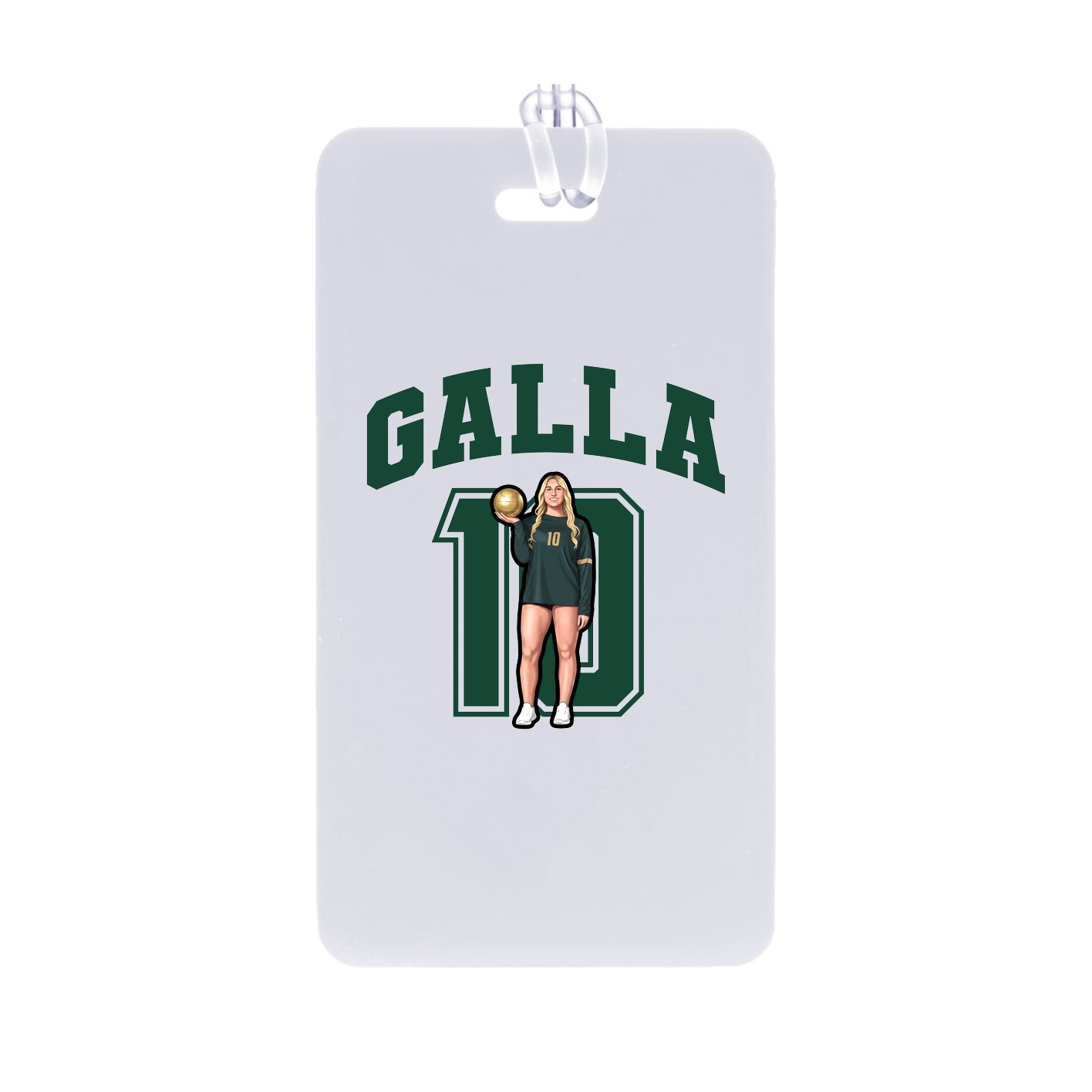 Bag Tag — Number in Classic