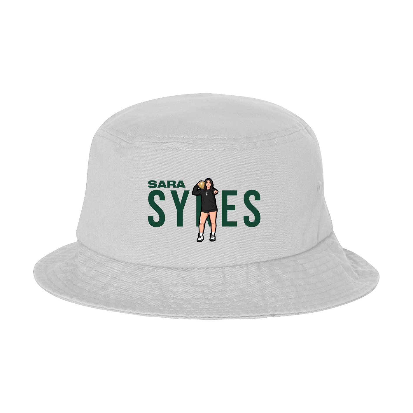 Bucket Cap — Player Name in White