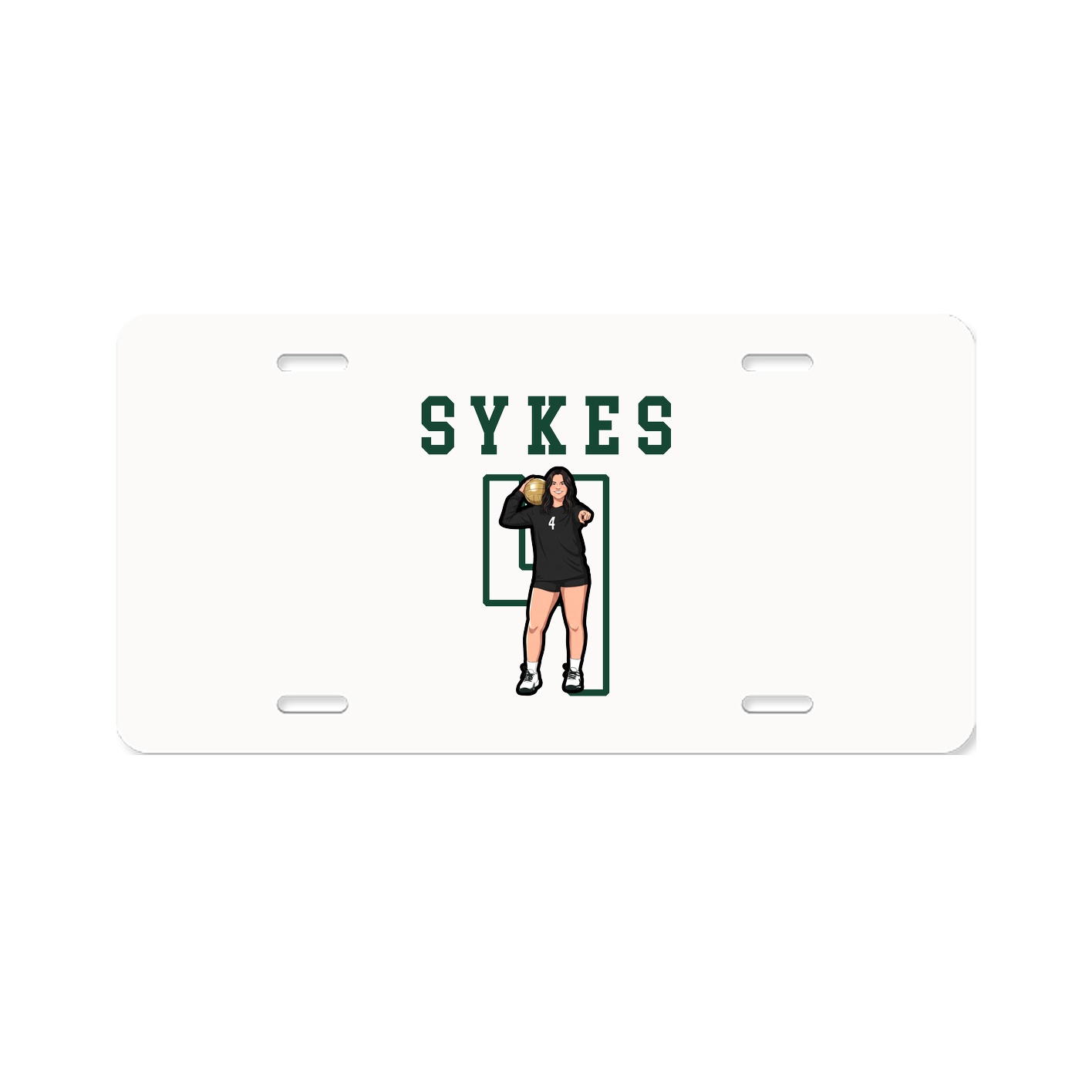 License Plate — Shirsey in Classic