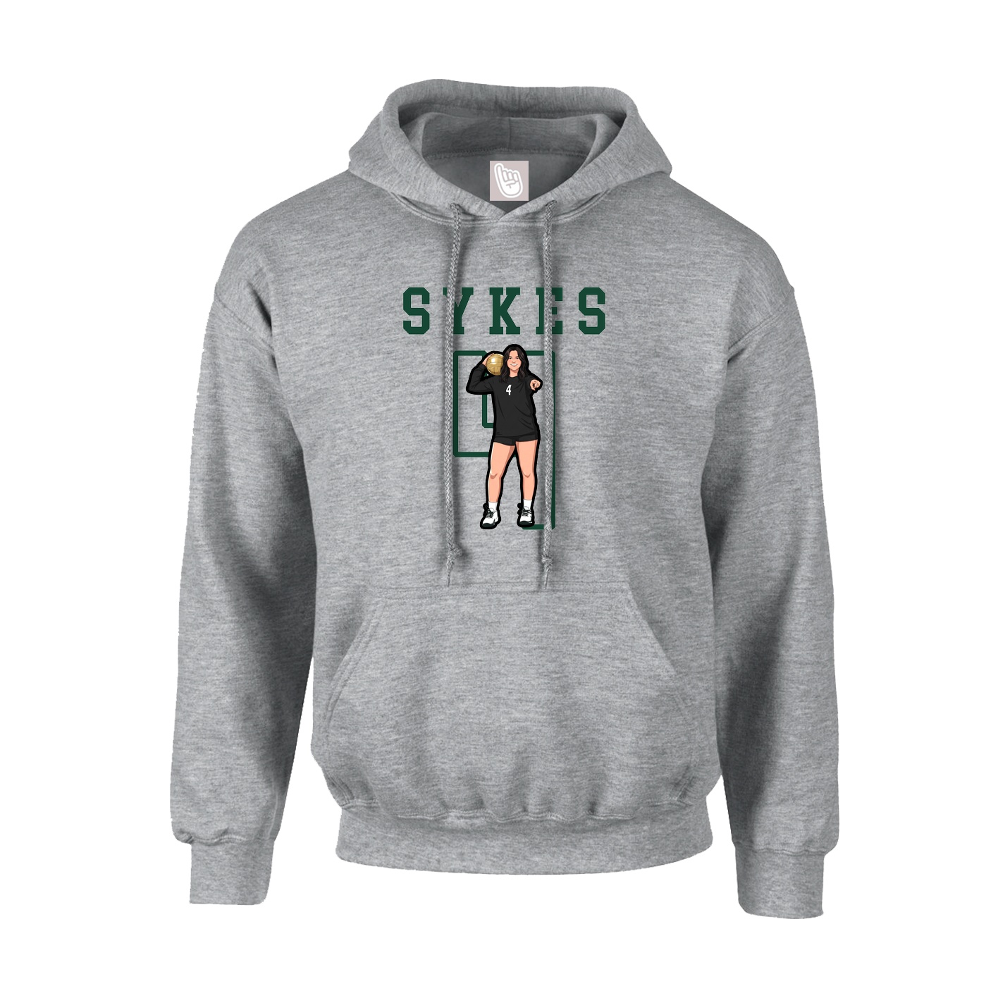 Hoodie — Shirsey in Grey