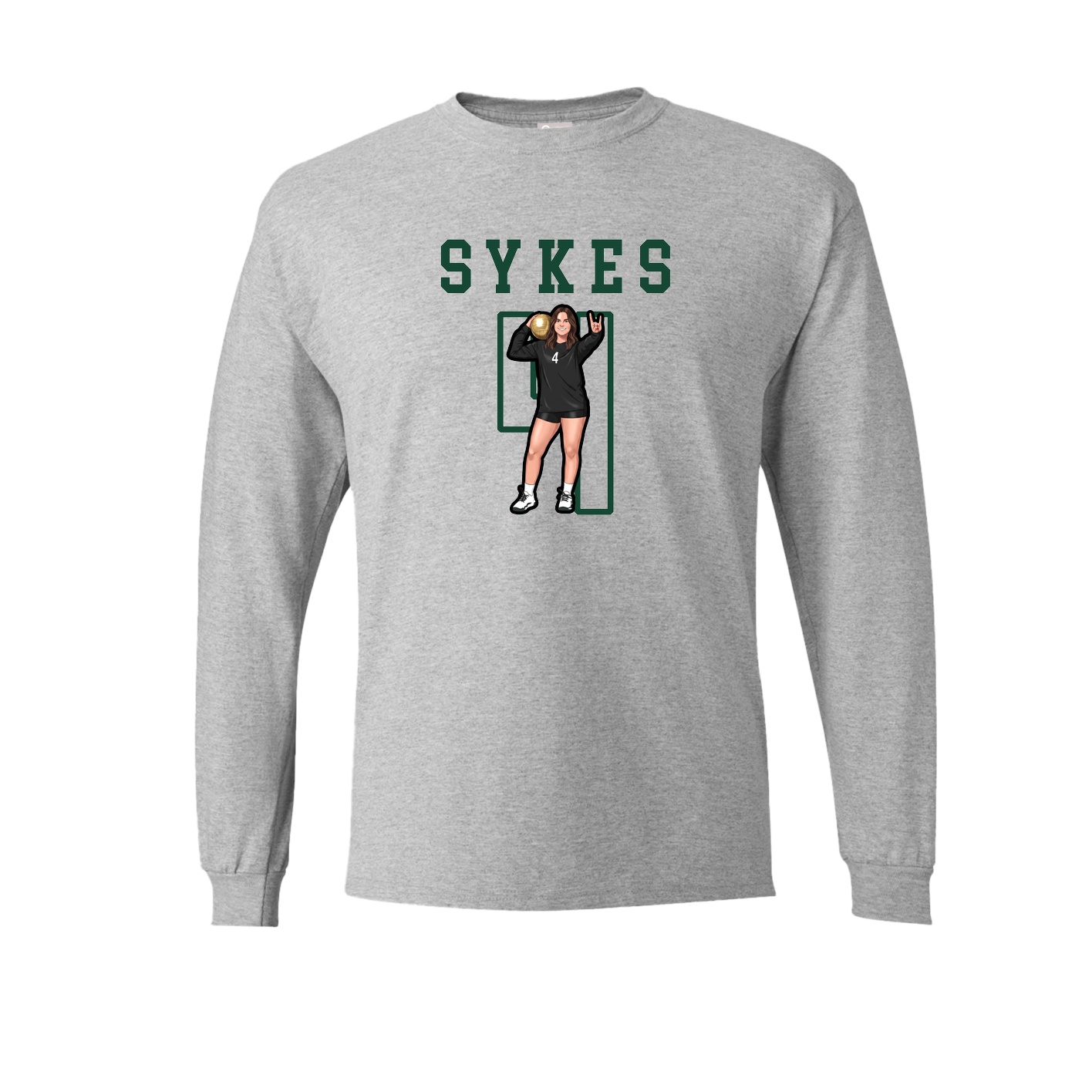 Long Sleeve Tee — Shirsey in Grey