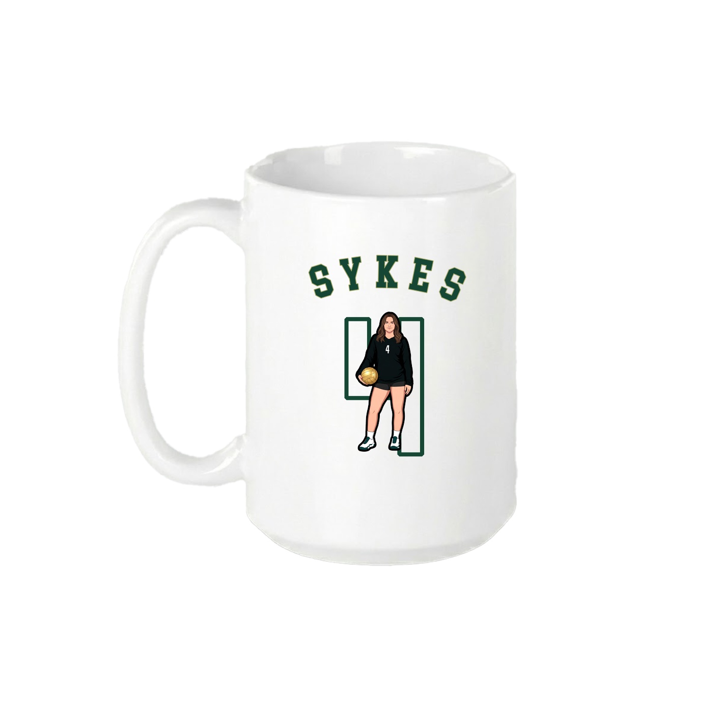 15oz Coffee Mug — Shirsey Arch in White