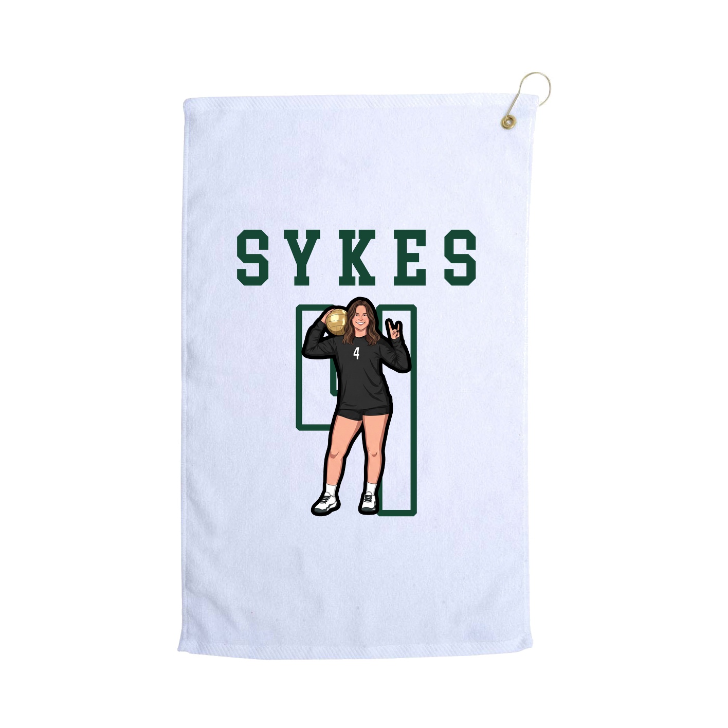 Golf Towel — Shirsey in White