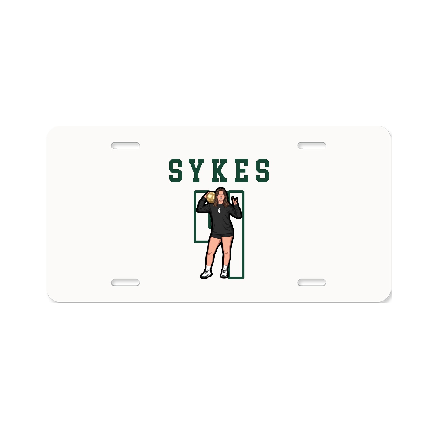 License Plate — Shirsey in Classic