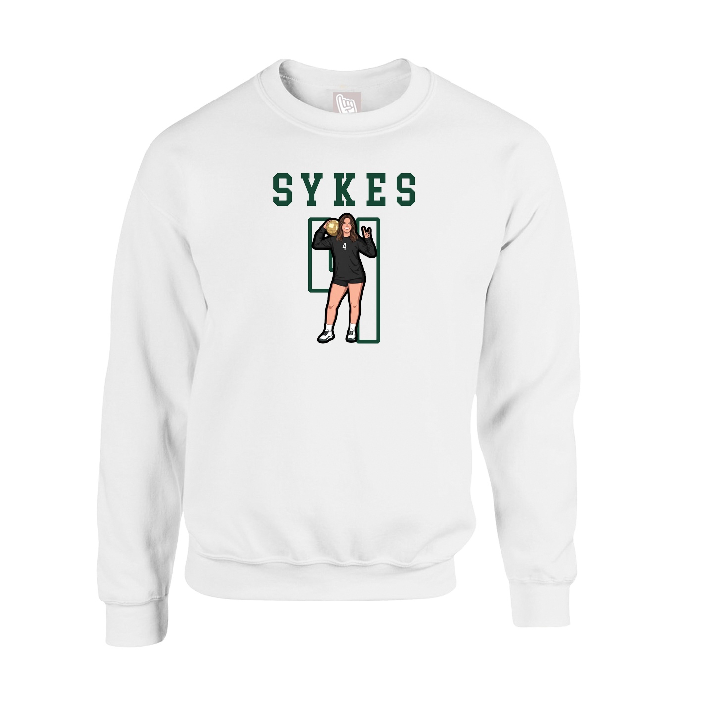 Fleece Crew — Shirsey in White