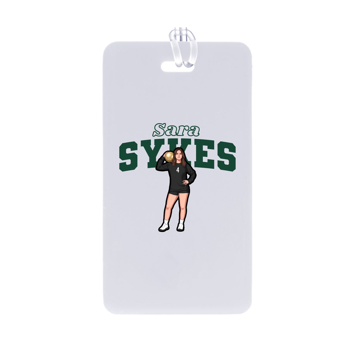 Bag Tag — Name Arch in Classic