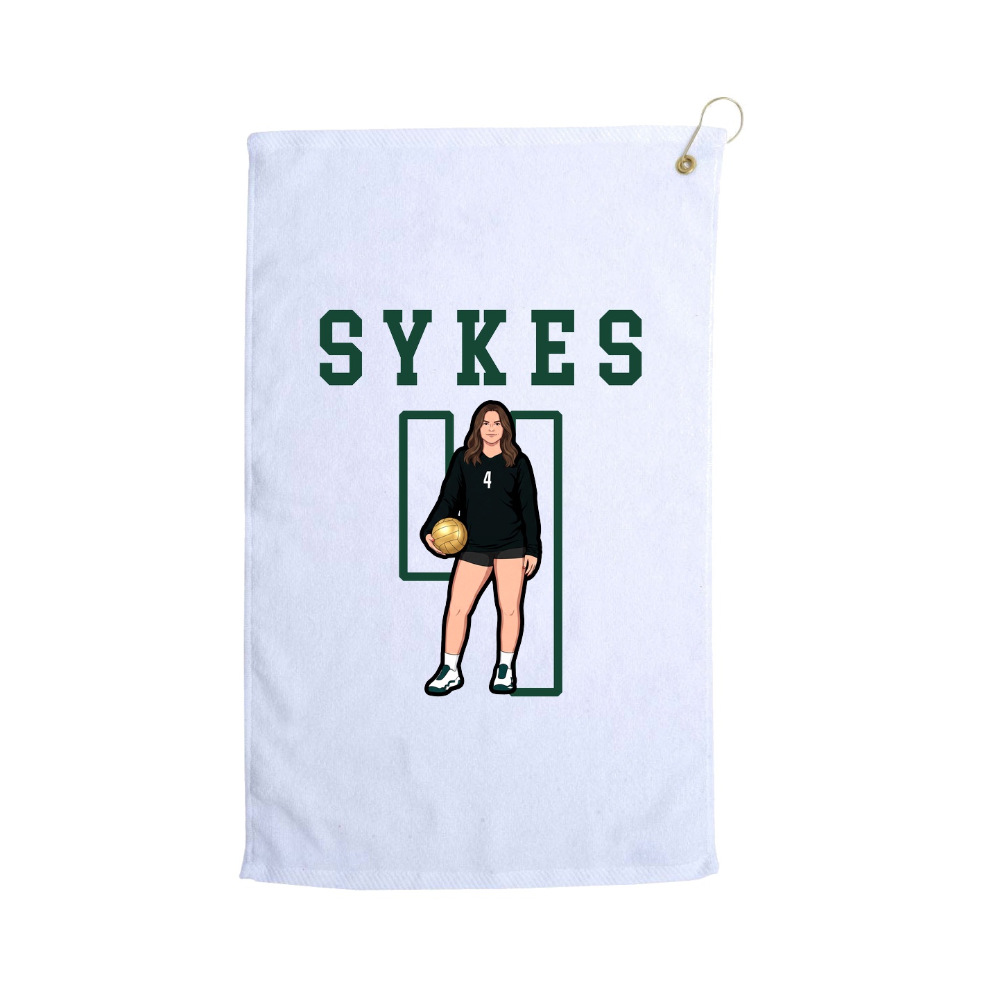 Golf Towel — Shirsey in White