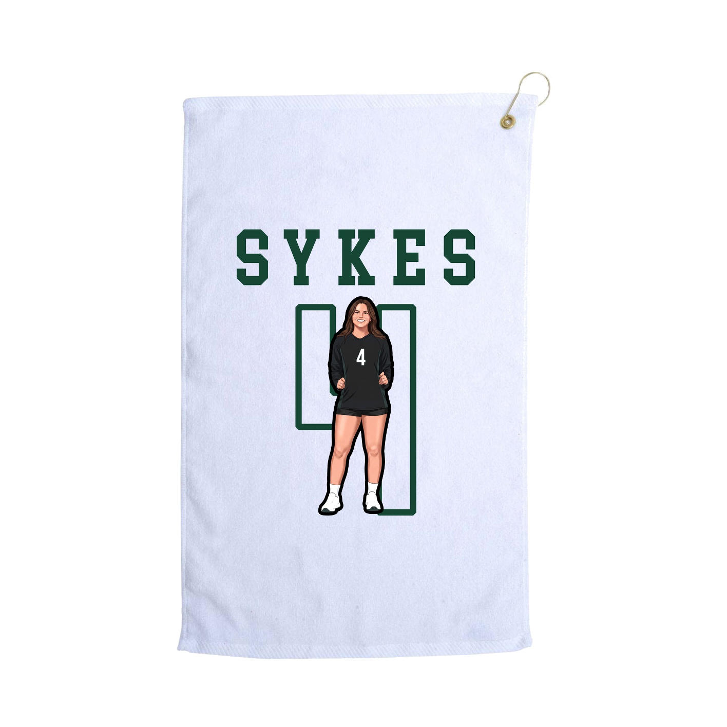 Golf Towel — Shirsey in White