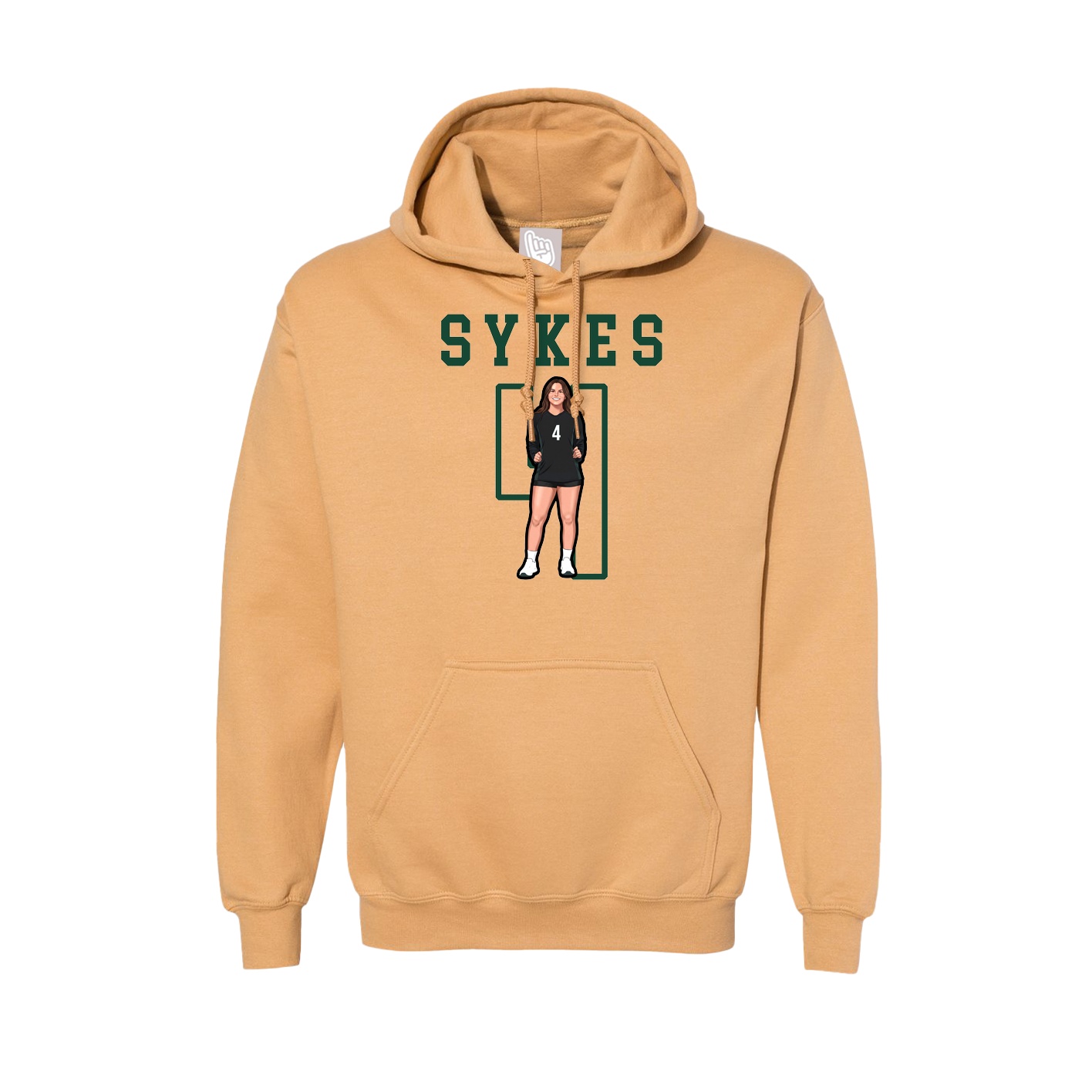 Hoodie — Shirsey in Vegas Gold