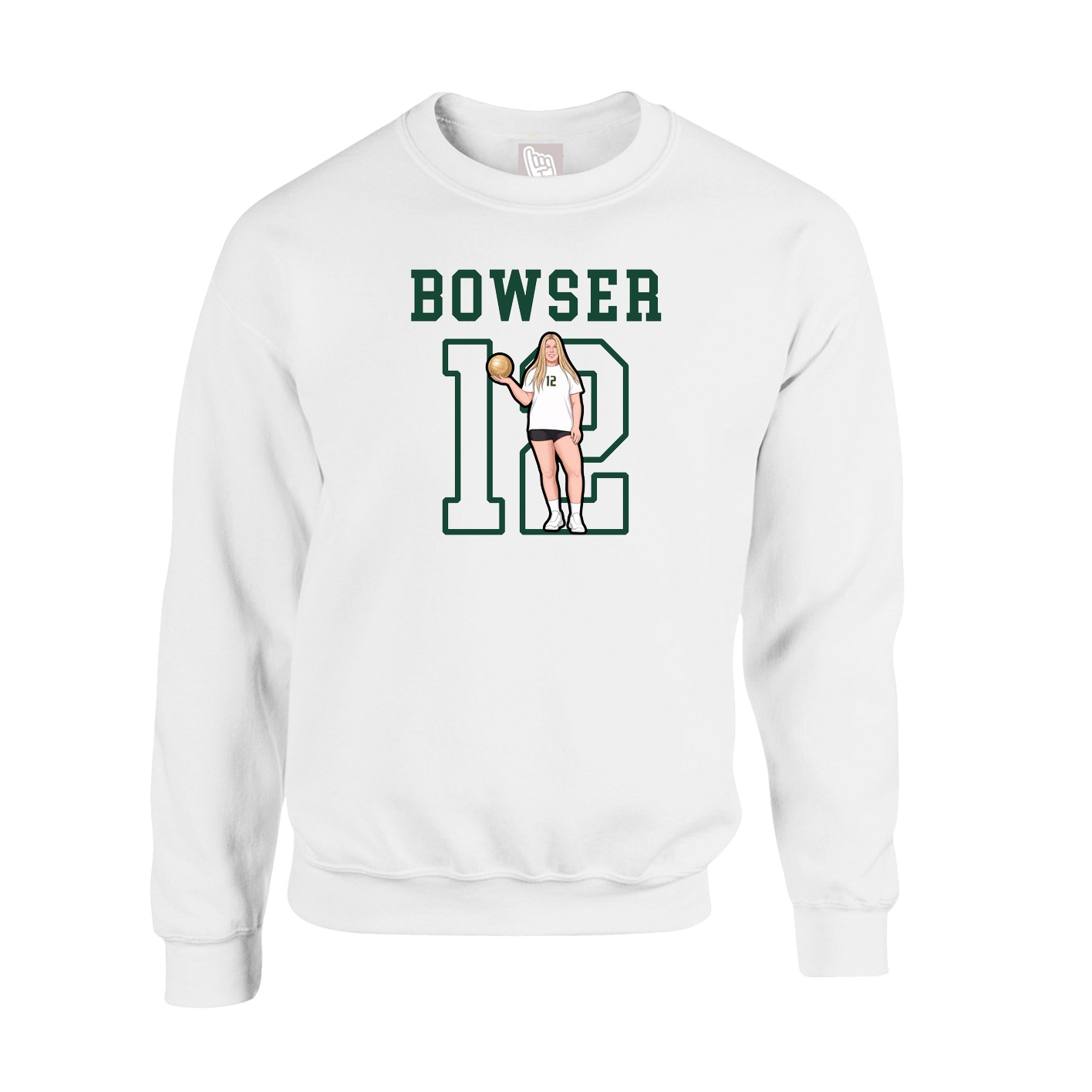 Fleece Crew — Shirsey in White