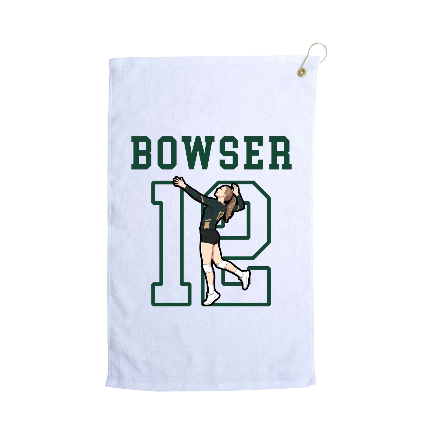 Golf Towel — Shirsey in White