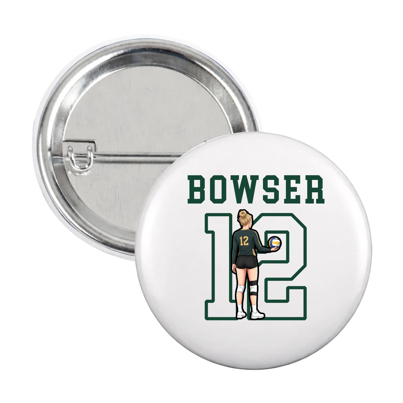 Game Day Button — Shirsey in White