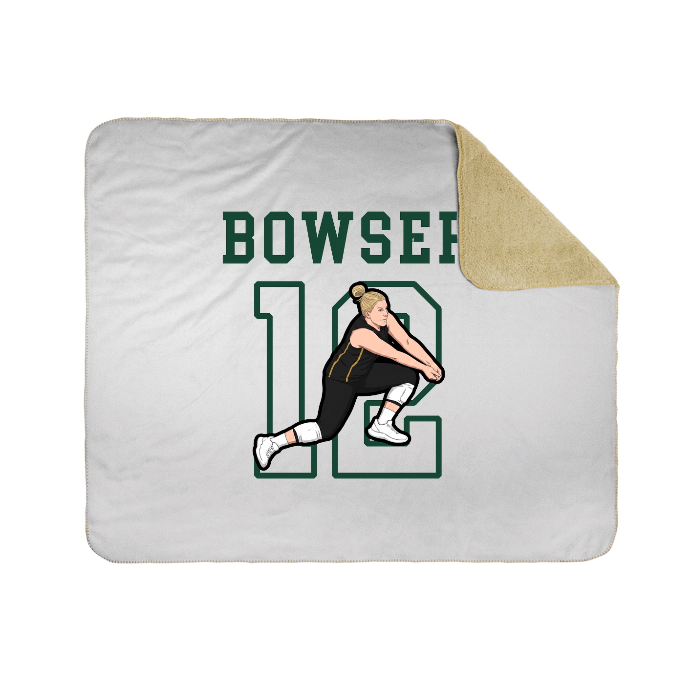 Throw Blanket — Shirsey in White