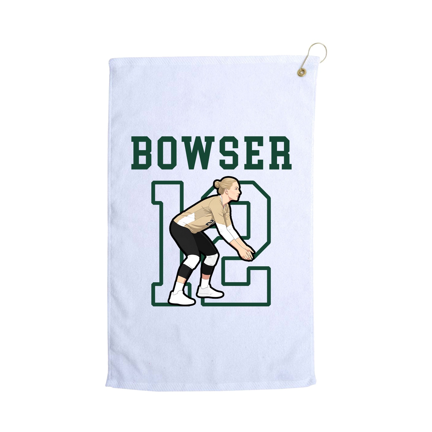 Golf Towel — Shirsey in White