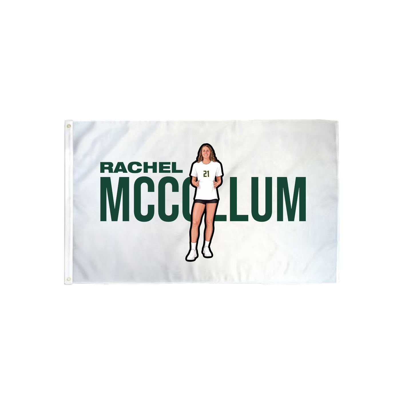 3x5 Flag — Player Name in Classic