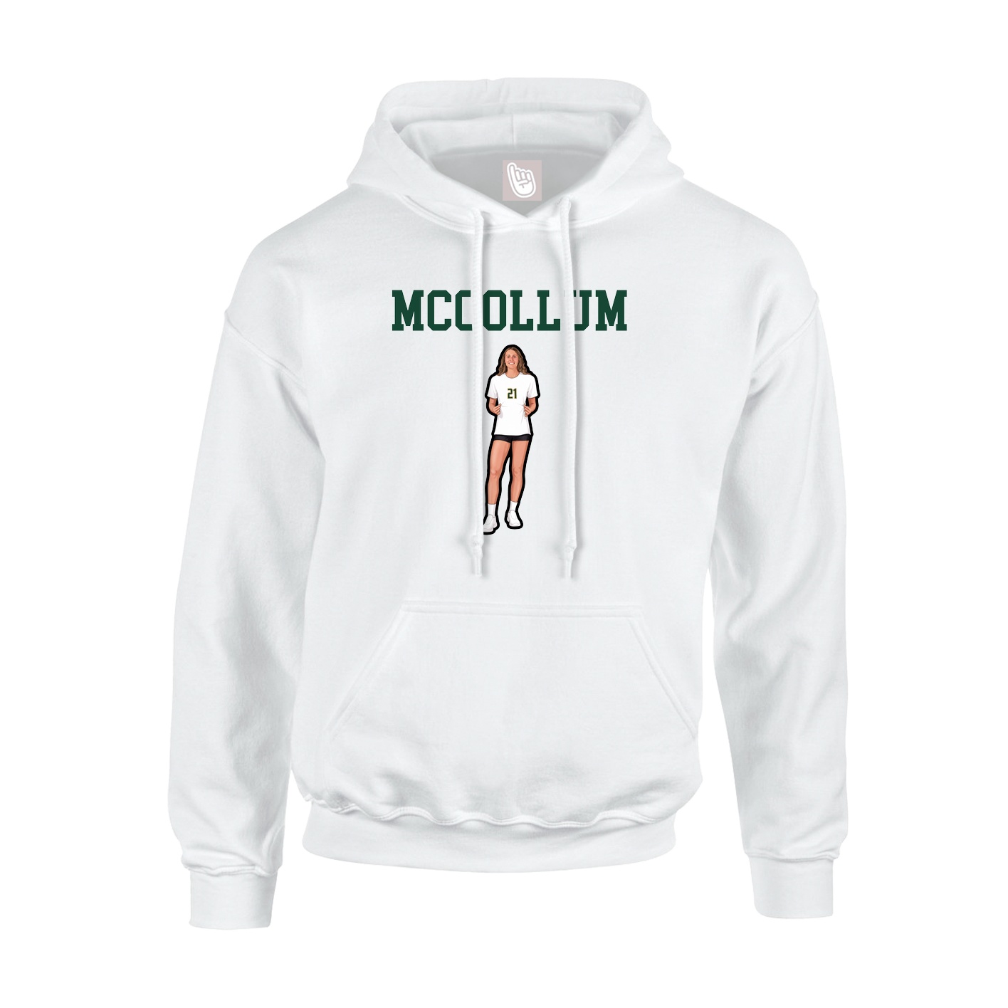 Youth Hoodie — Shirsey in White
