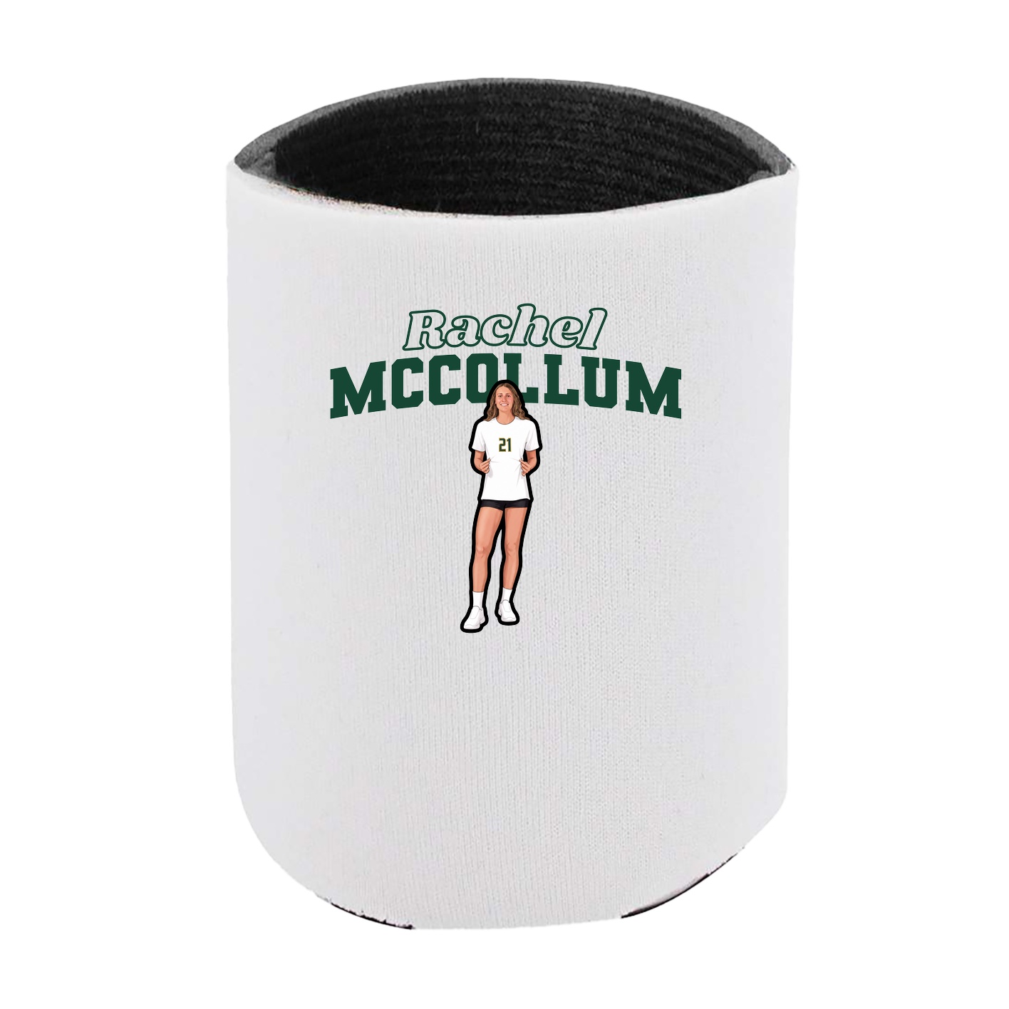 Can Holder — Name Arch in White