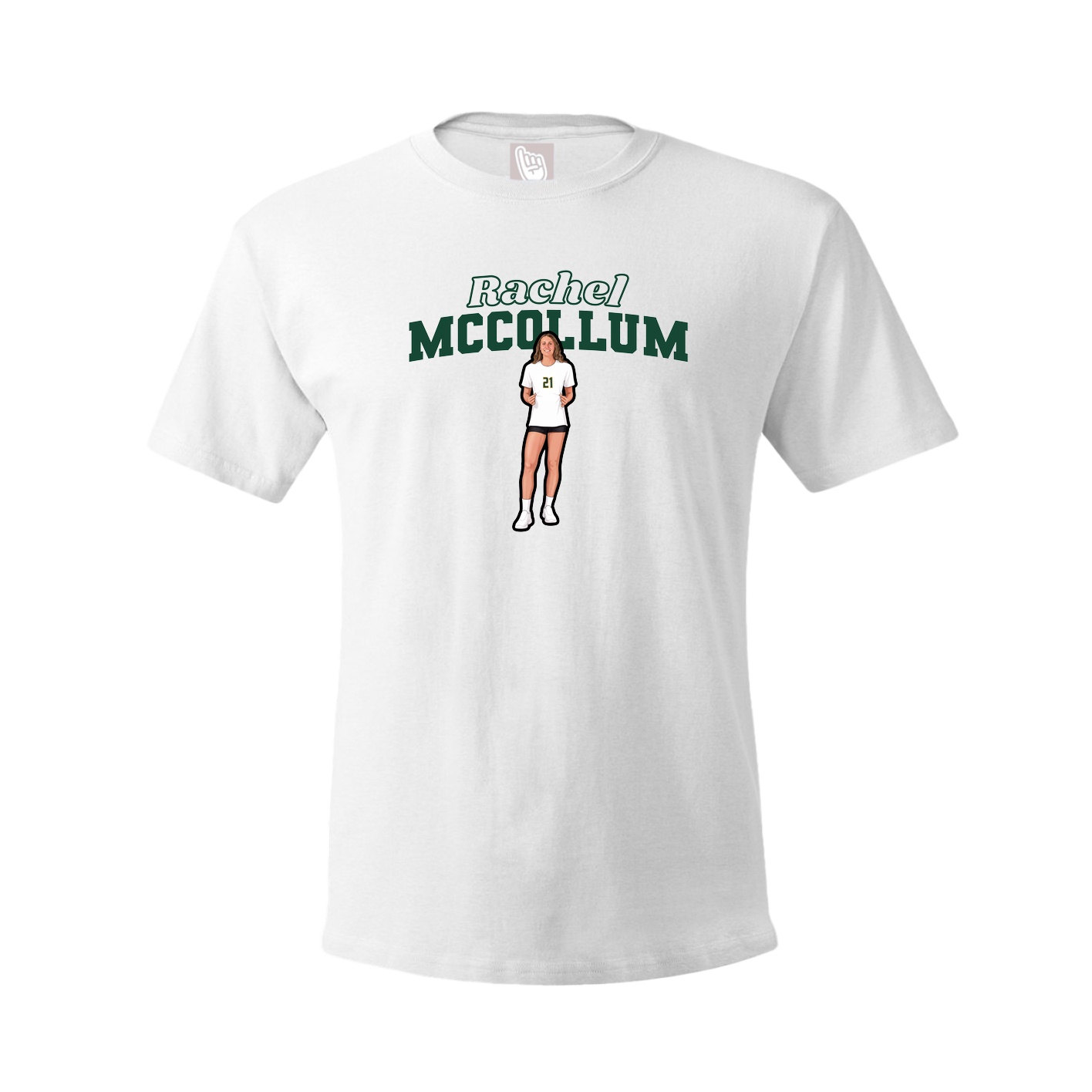Tee — Name Arch in White