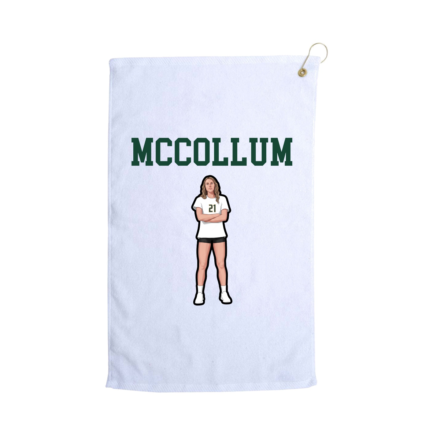 Golf Towel — Shirsey in White