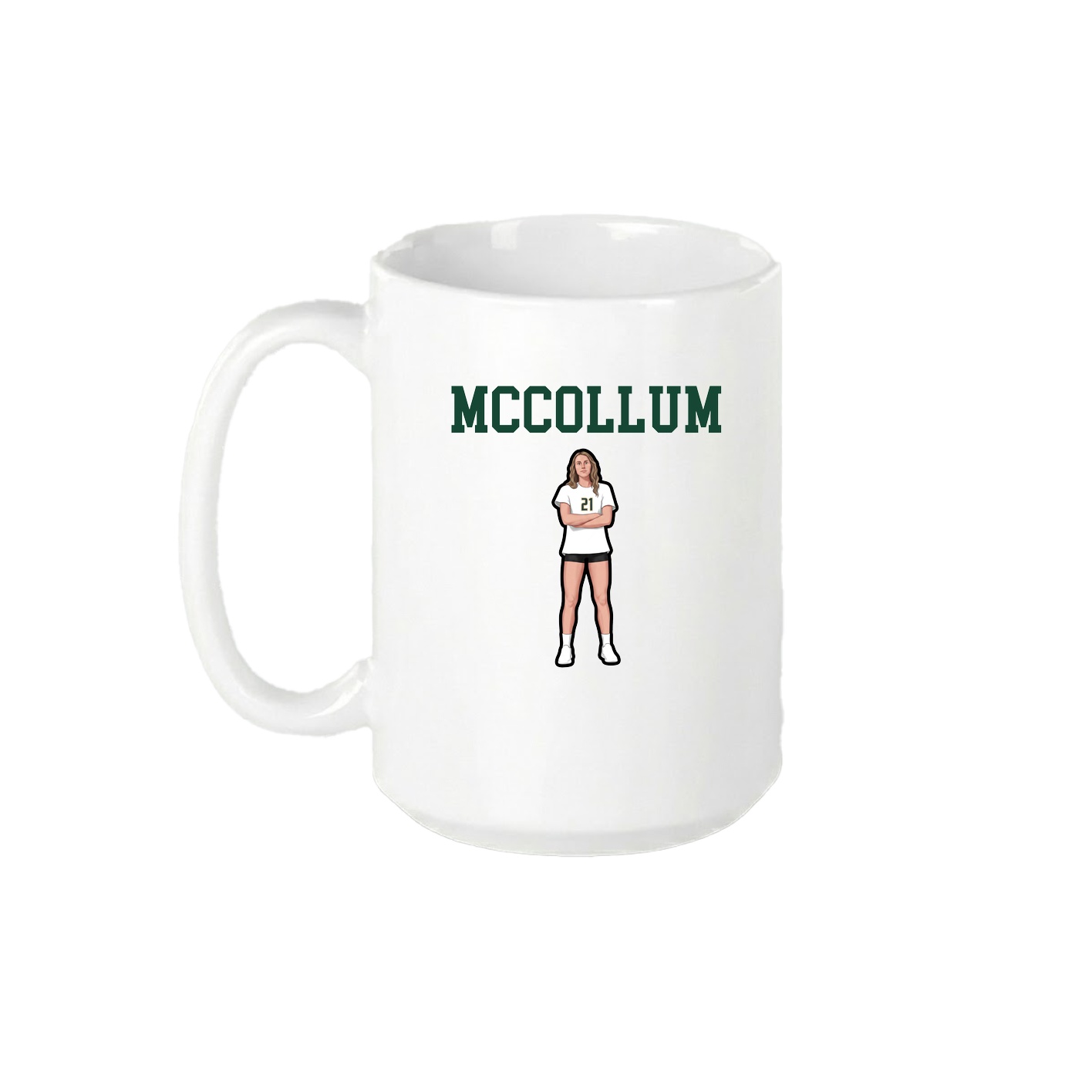 15oz Coffee Mug — Shirsey in White