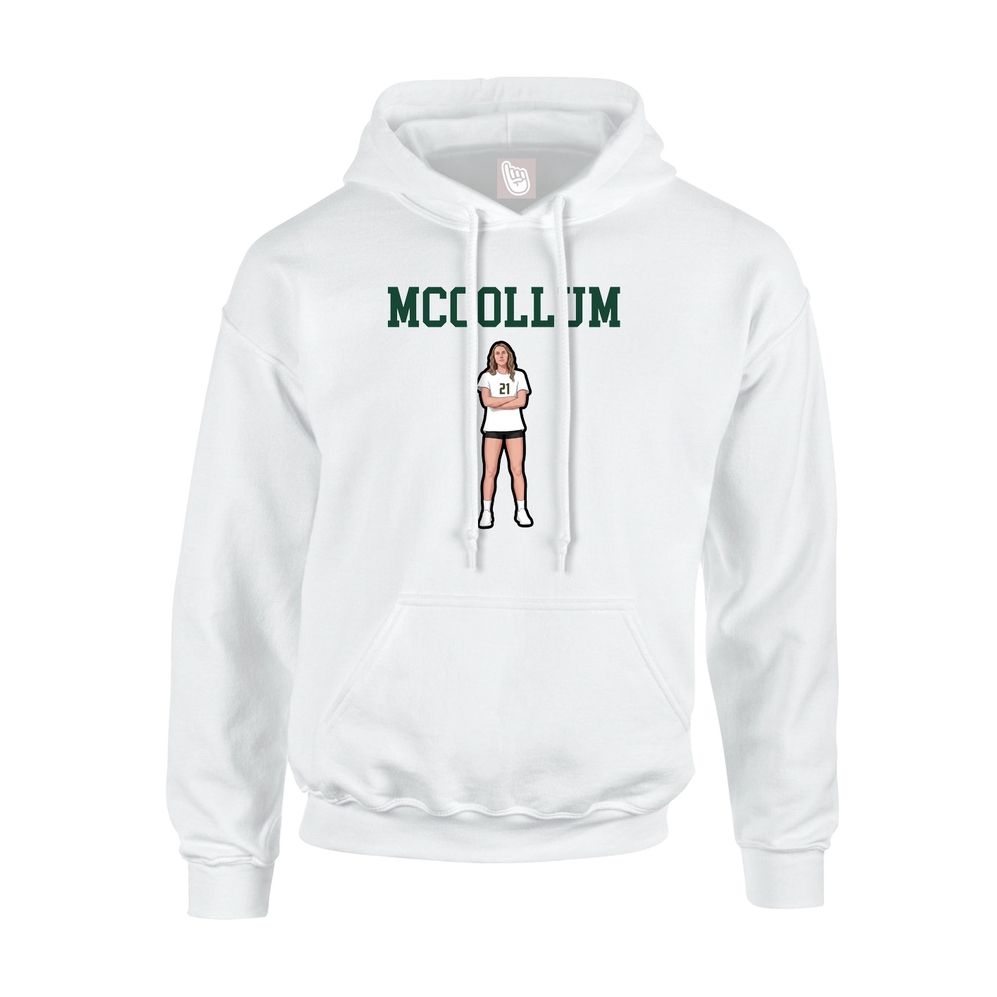 Youth Hoodie — Shirsey in White