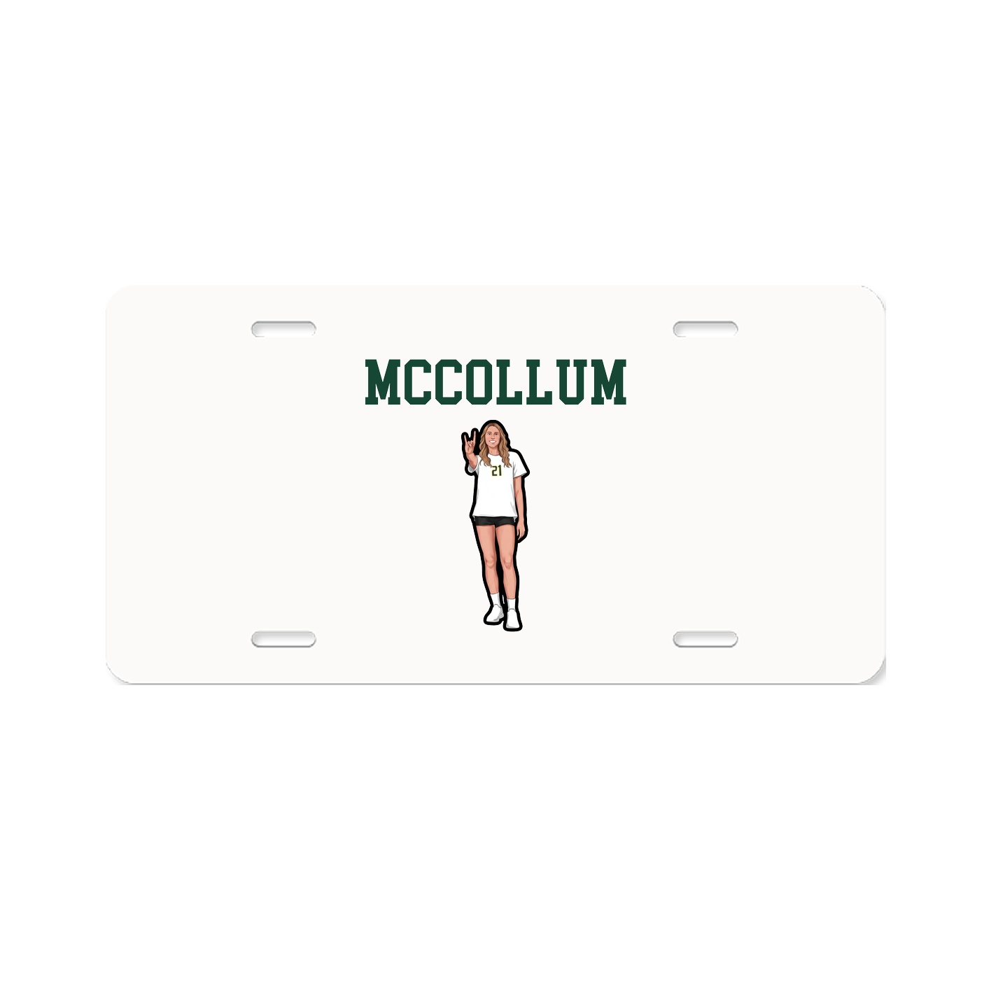 License Plate — Shirsey in Classic
