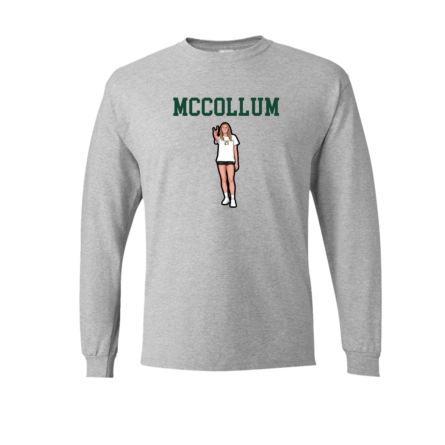 Long Sleeve Tee — Shirsey in Grey