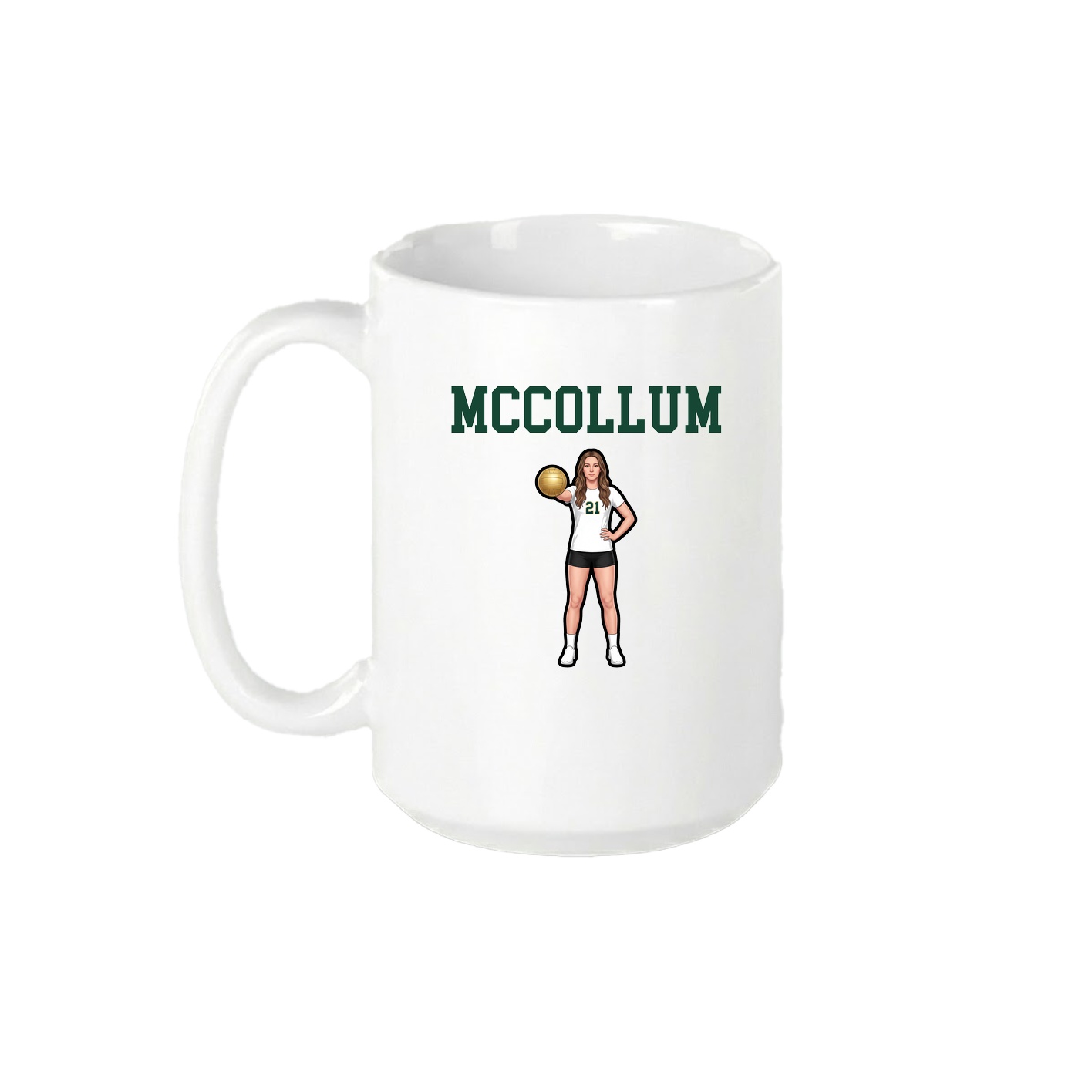 15oz Coffee Mug — Shirsey in White