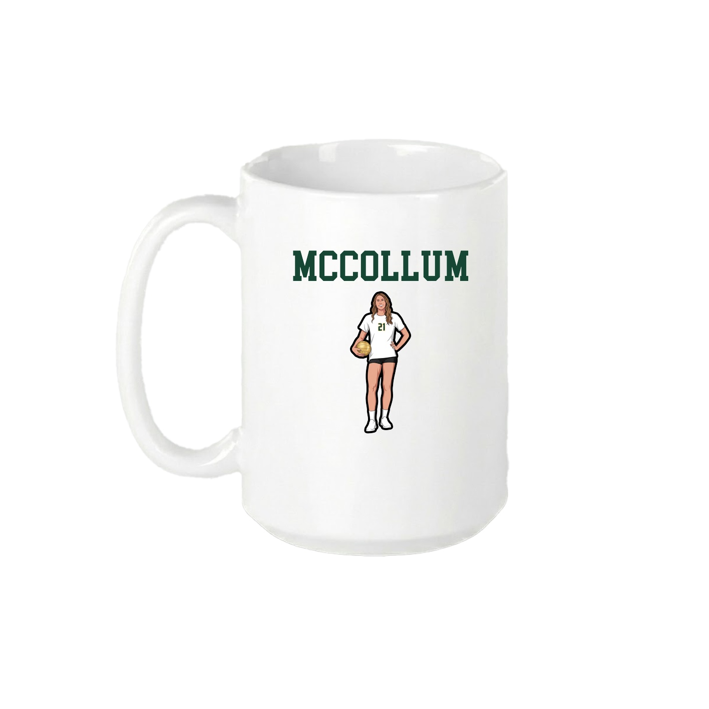15oz Coffee Mug — Shirsey in White