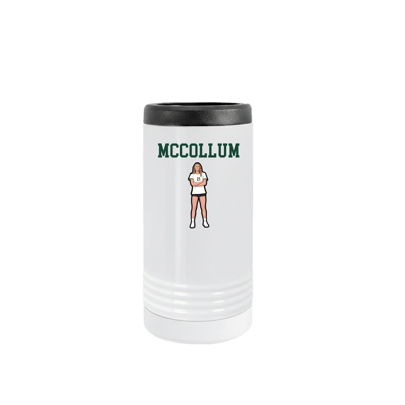 Slim Beverage Holder — Shirsey in White