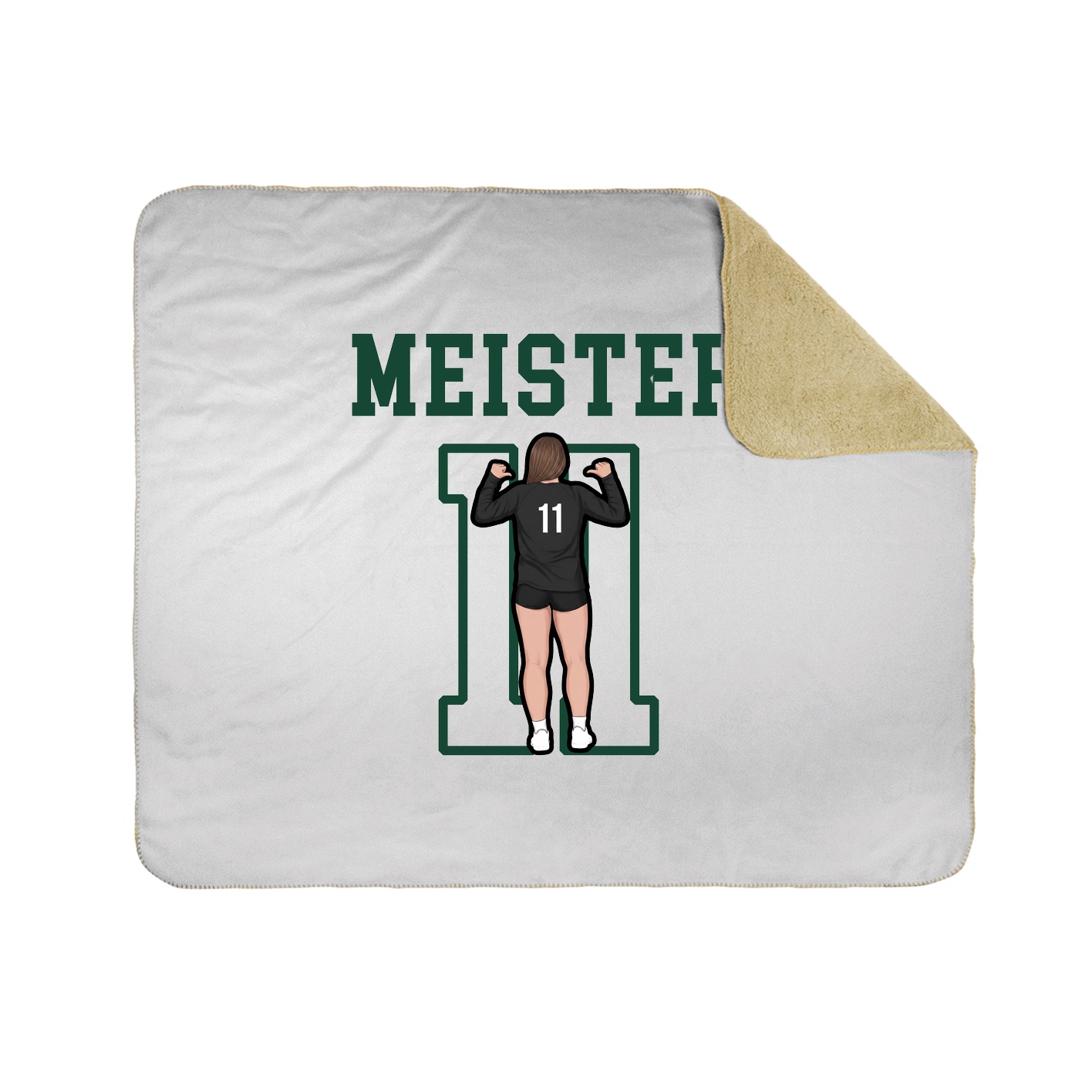 Throw Blanket — Shirsey in White