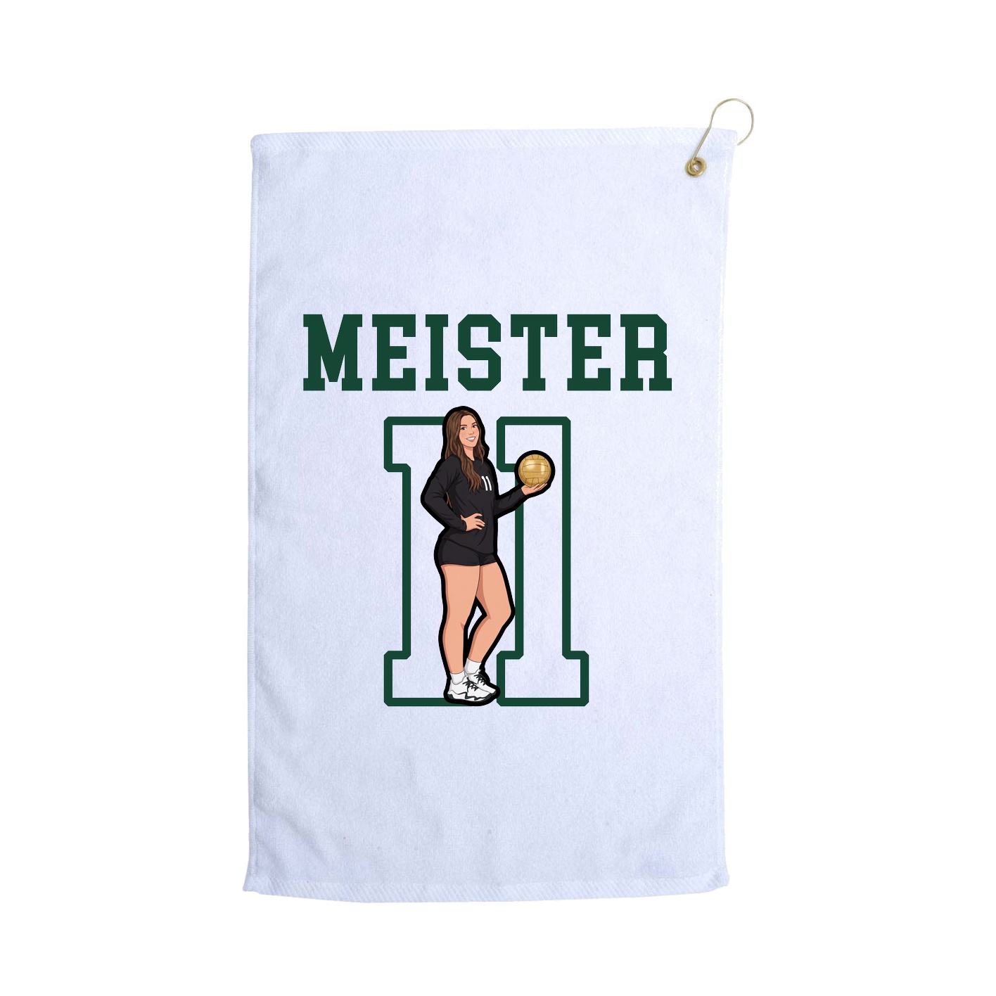 Golf Towel — Shirsey in White