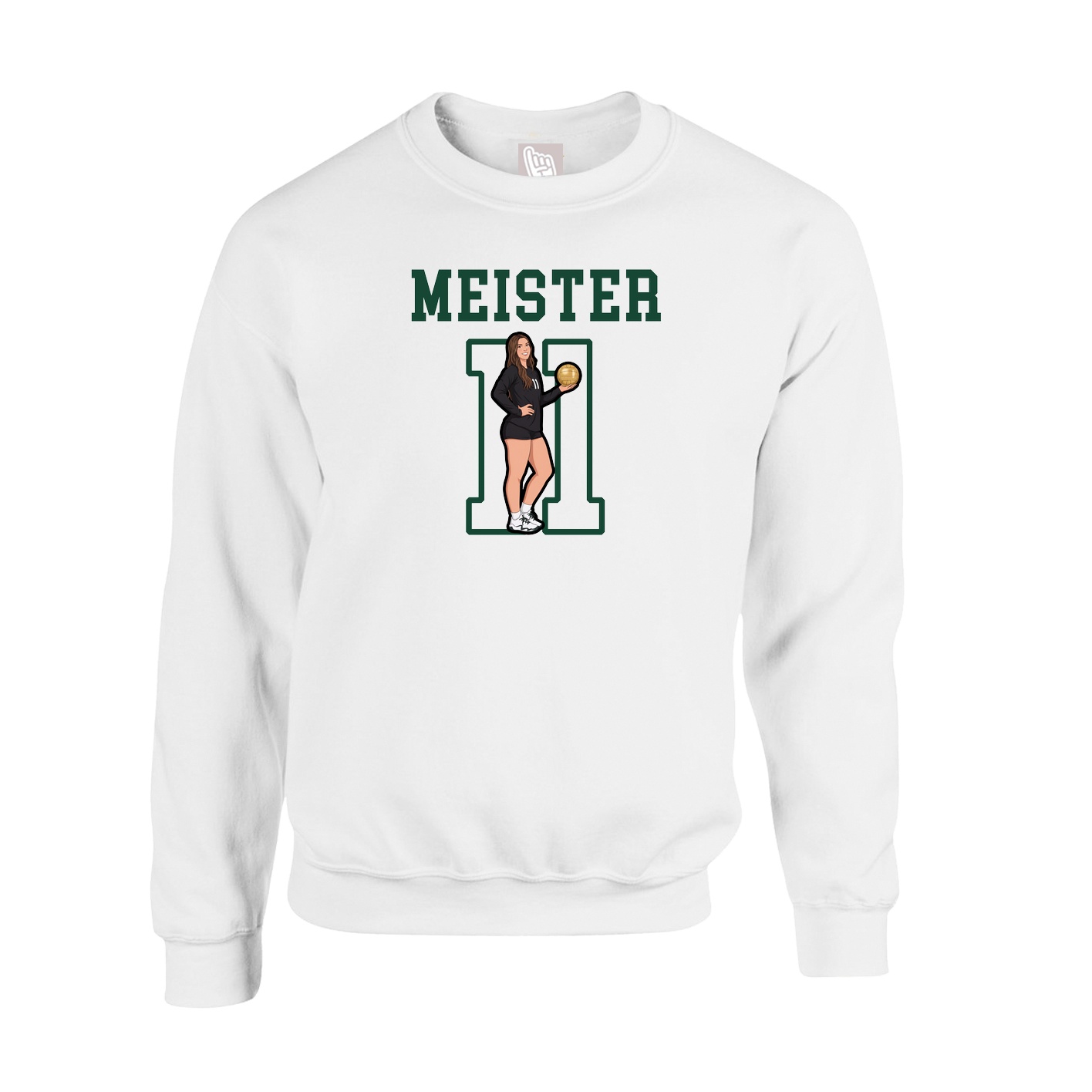 Fleece Crew — Shirsey in White