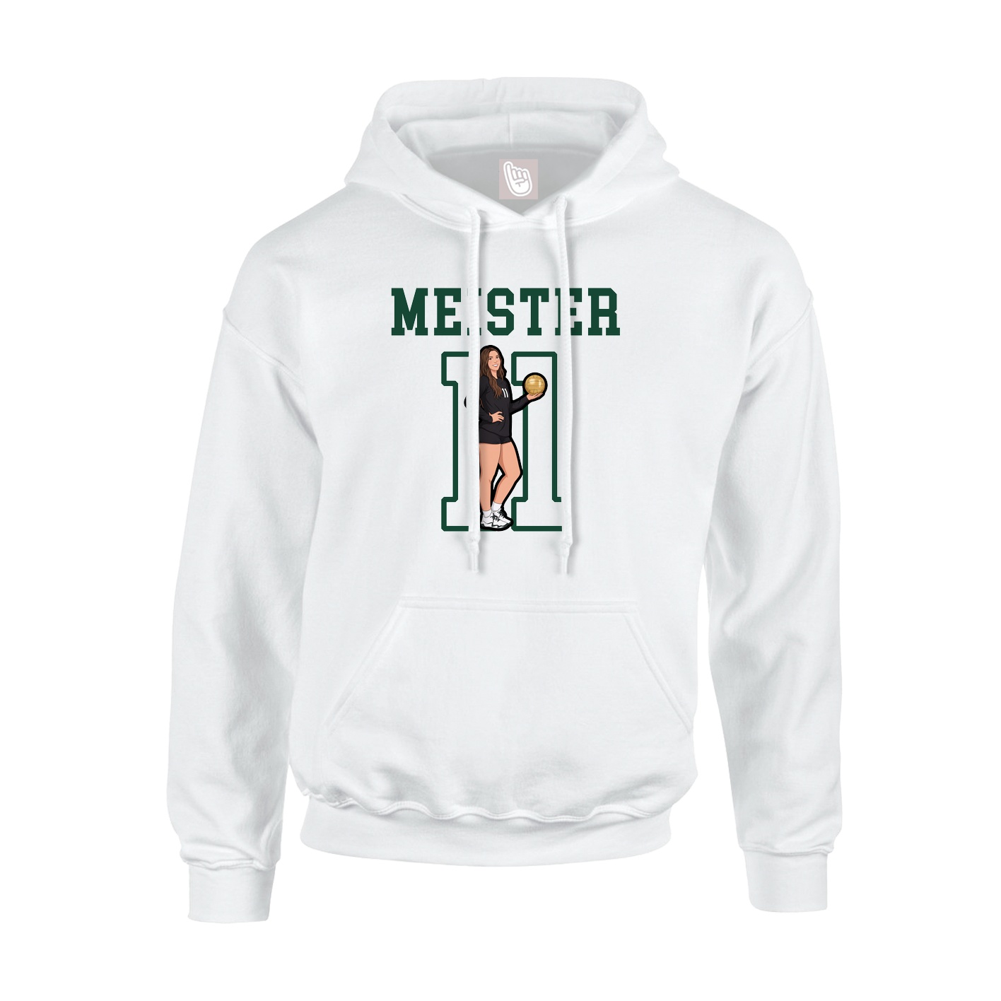 Youth Hoodie — Shirsey in White