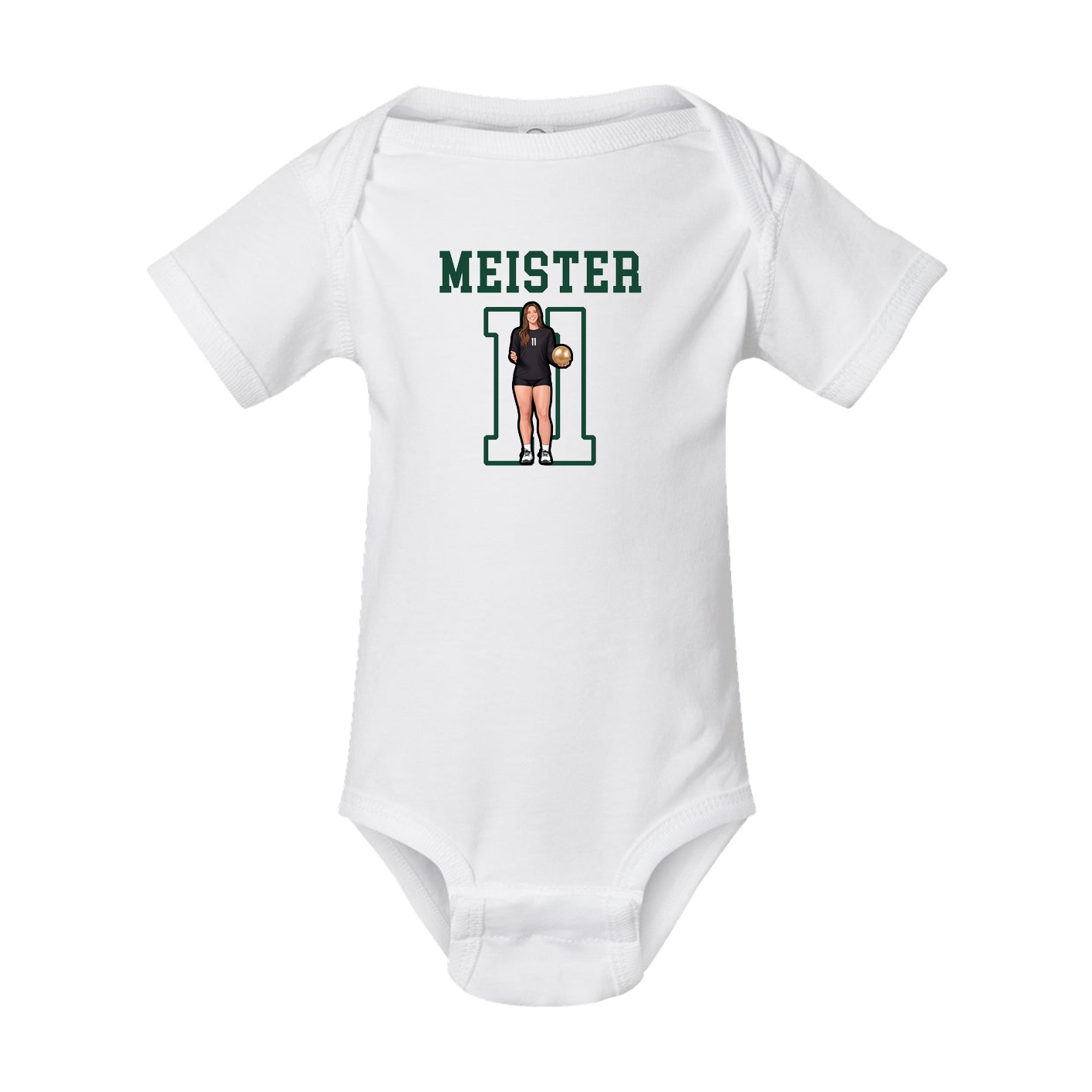 Baby Onesie — Shirsey in White