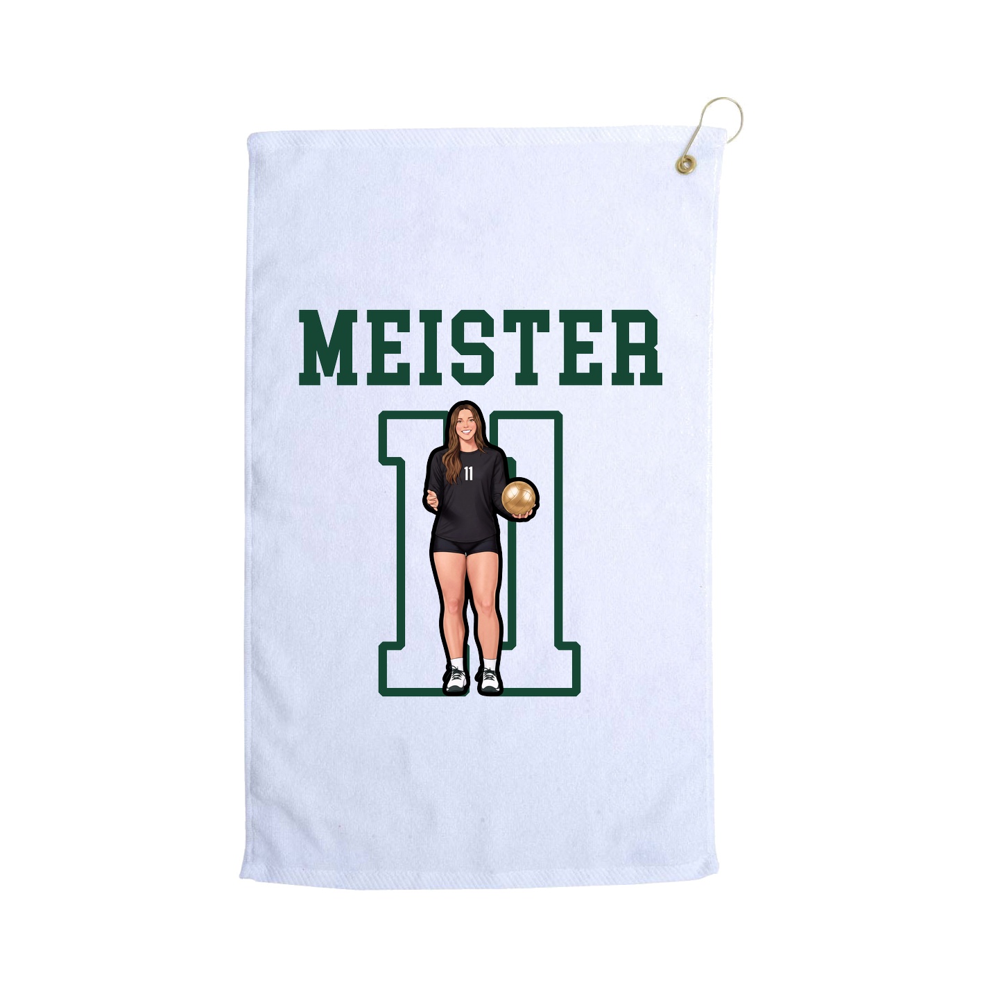 Golf Towel — Shirsey in White