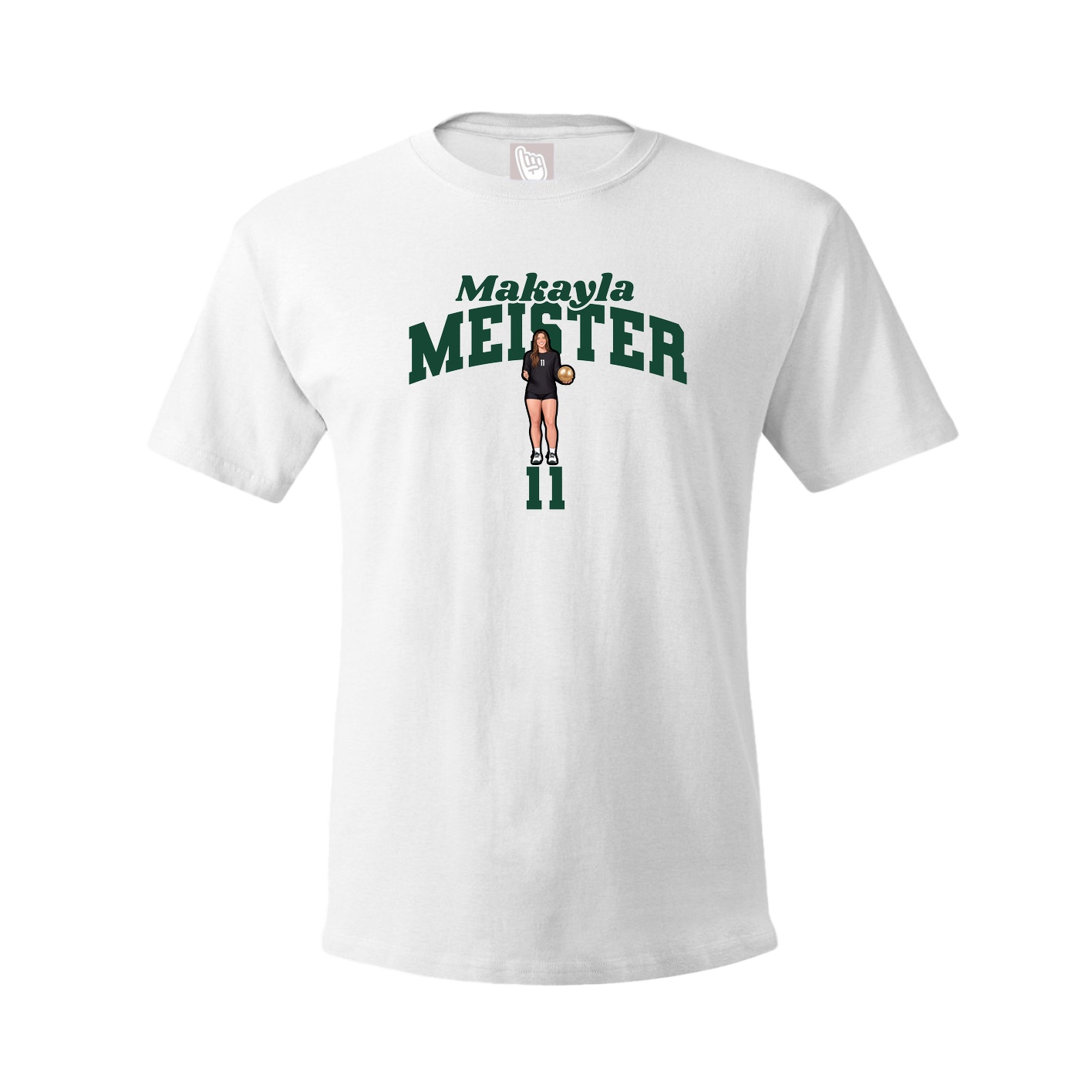 Youth Tee — Signature Arch in White