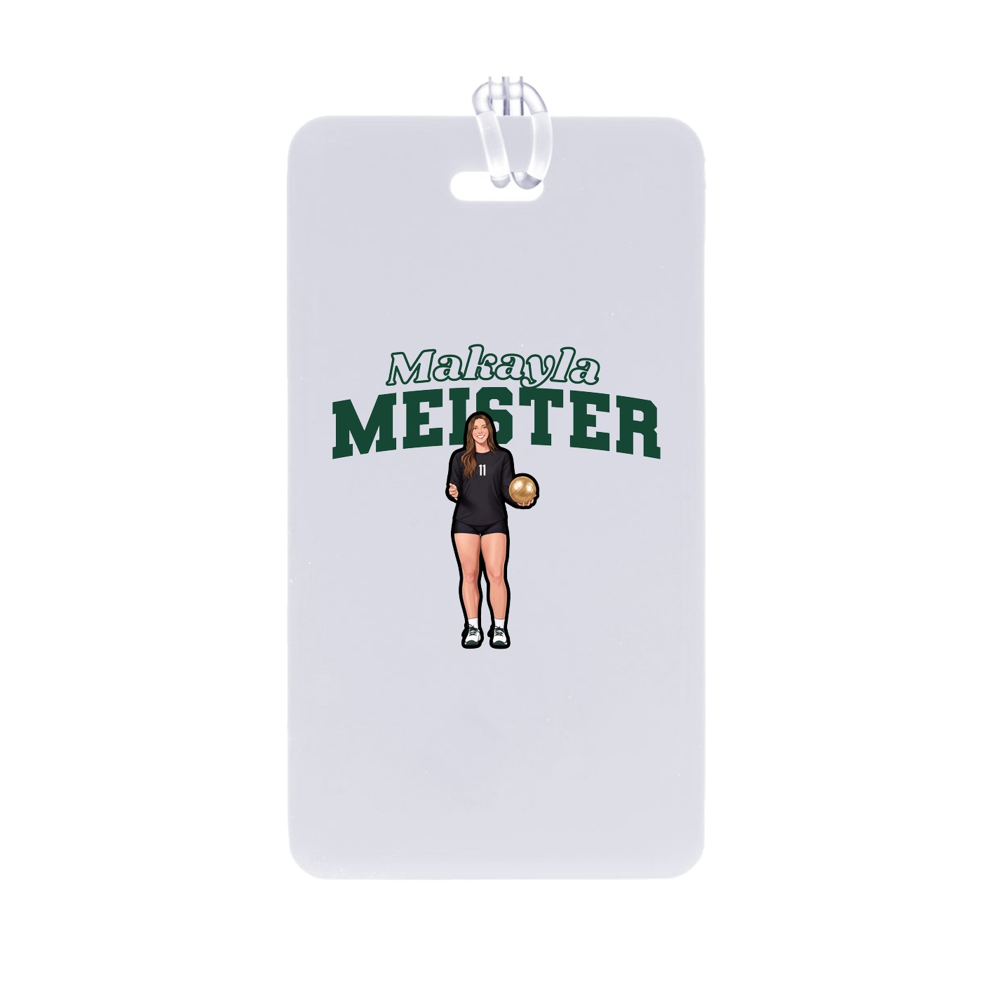 Bag Tag — Name Arch in Classic