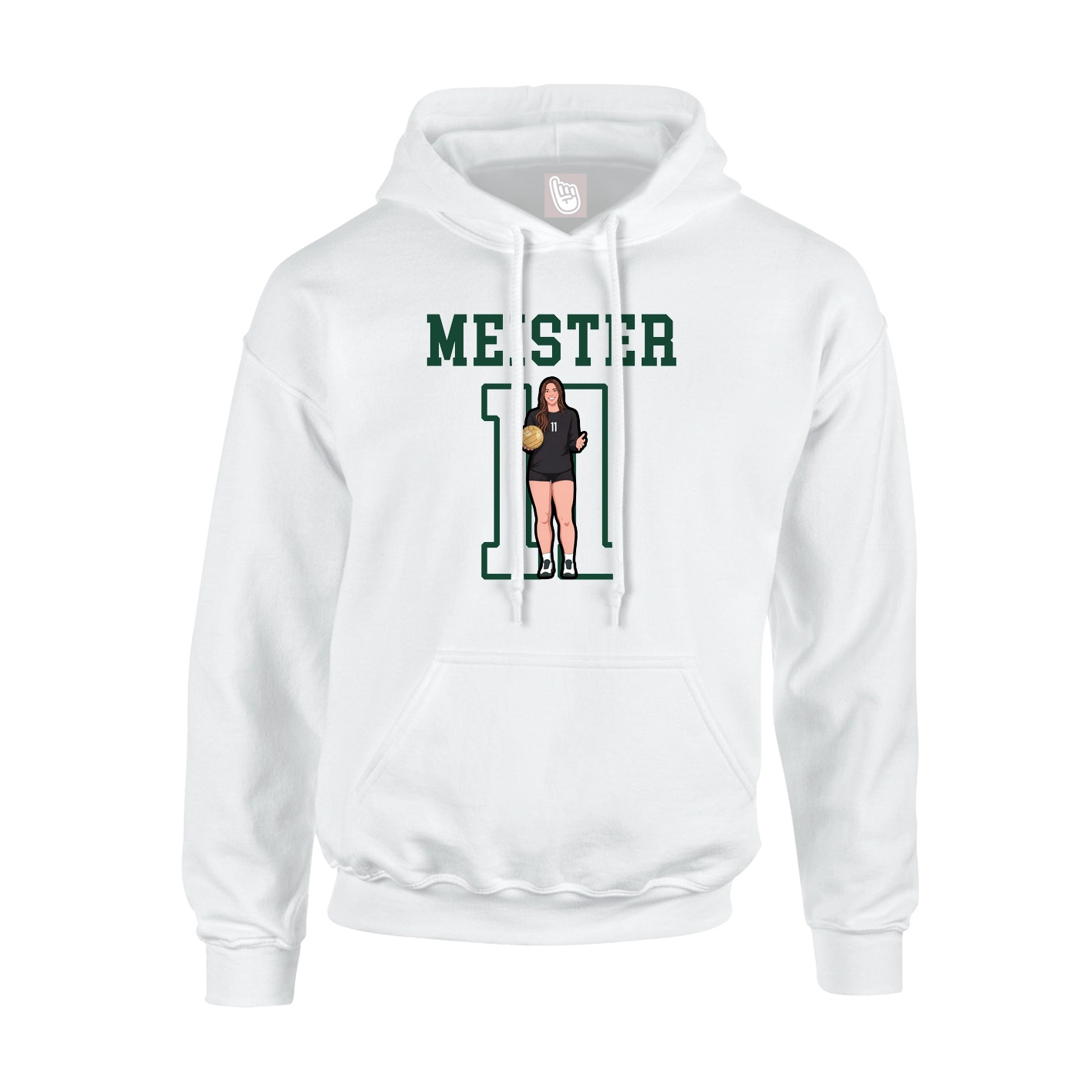 Youth Hoodie — Shirsey in White