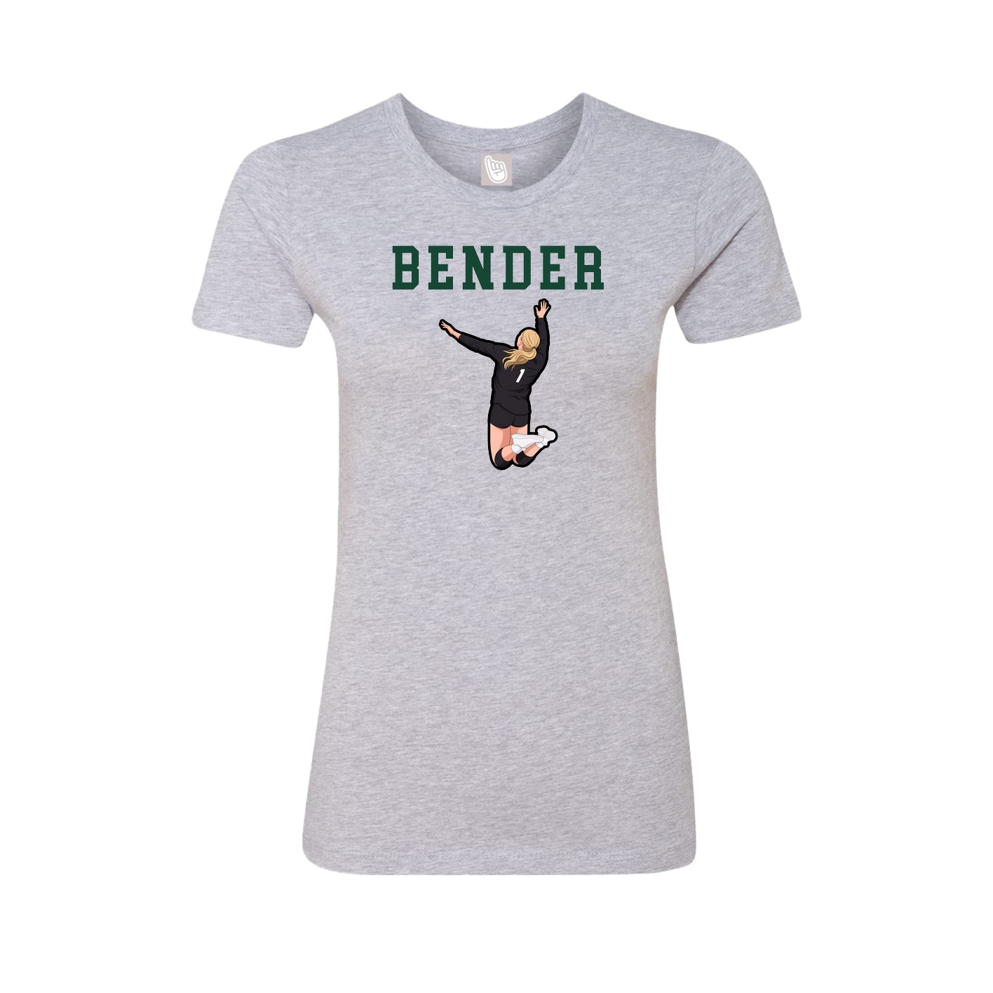 Fitted Women's Tee — Shirsey in Grey