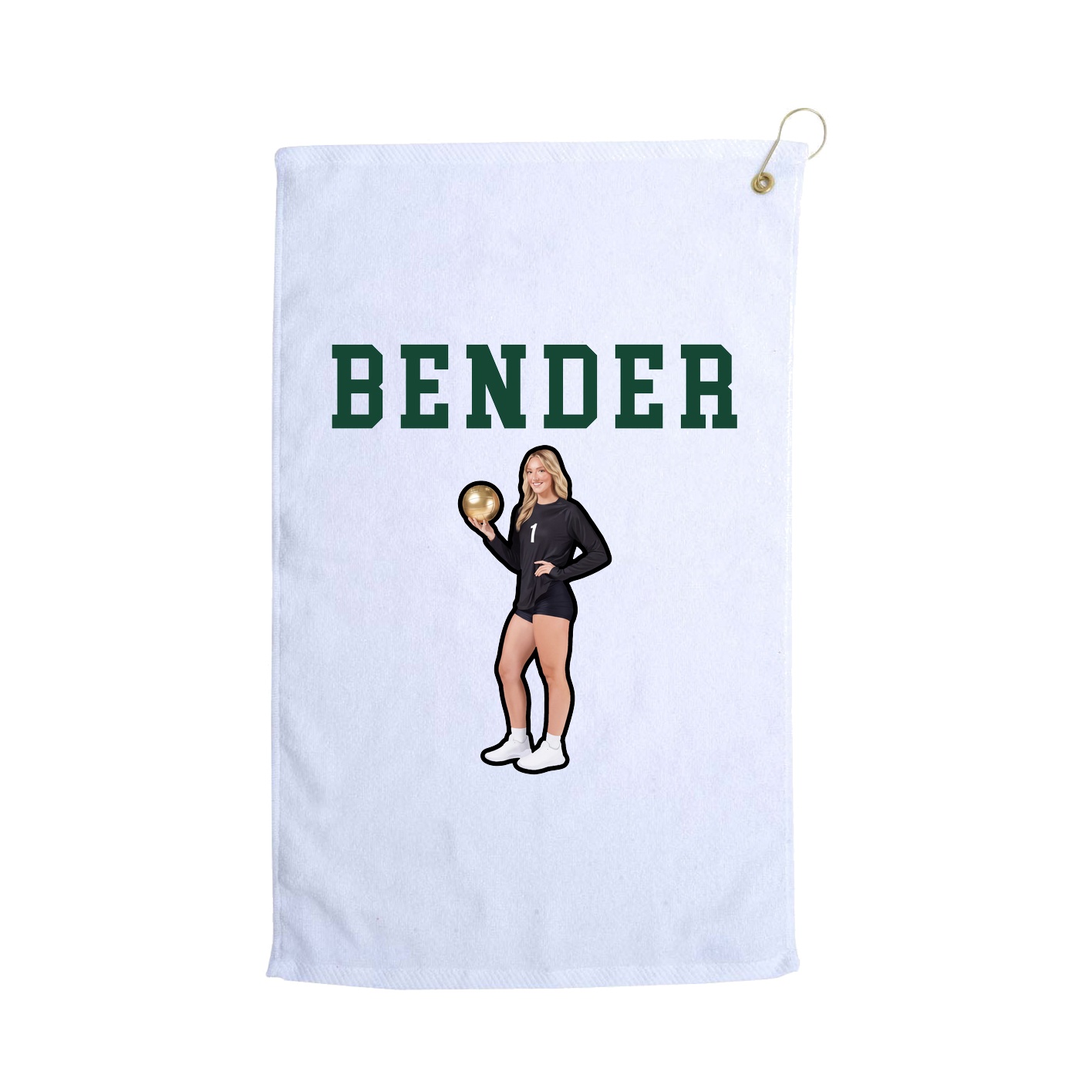 Golf Towel — Shirsey in White