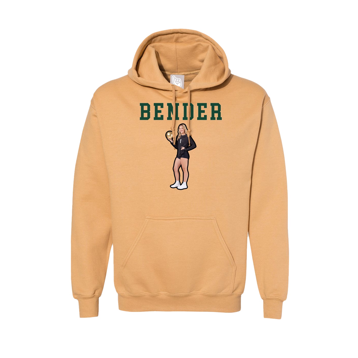 Hoodie — Shirsey in Vegas Gold
