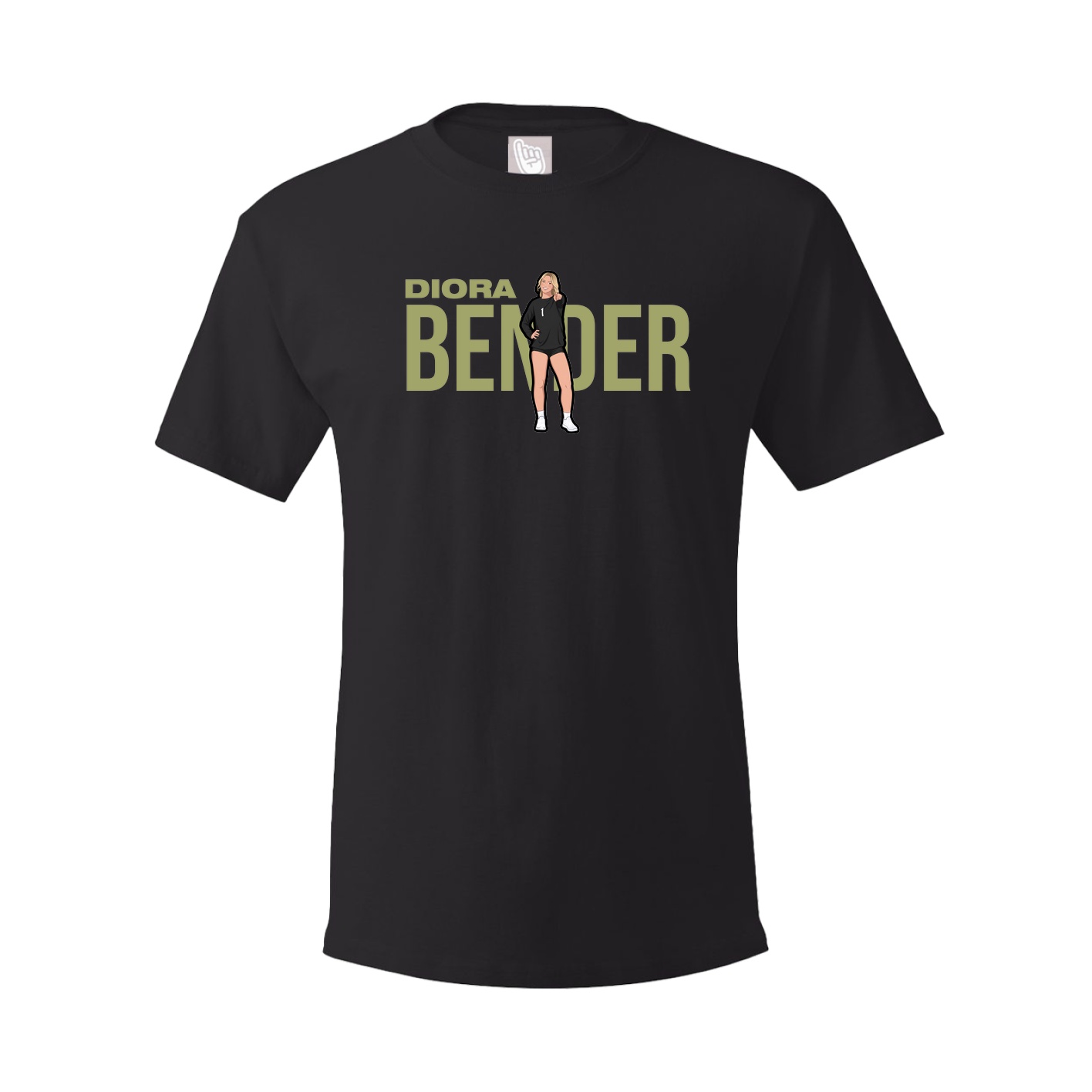 Youth Tee — Player Name in Black