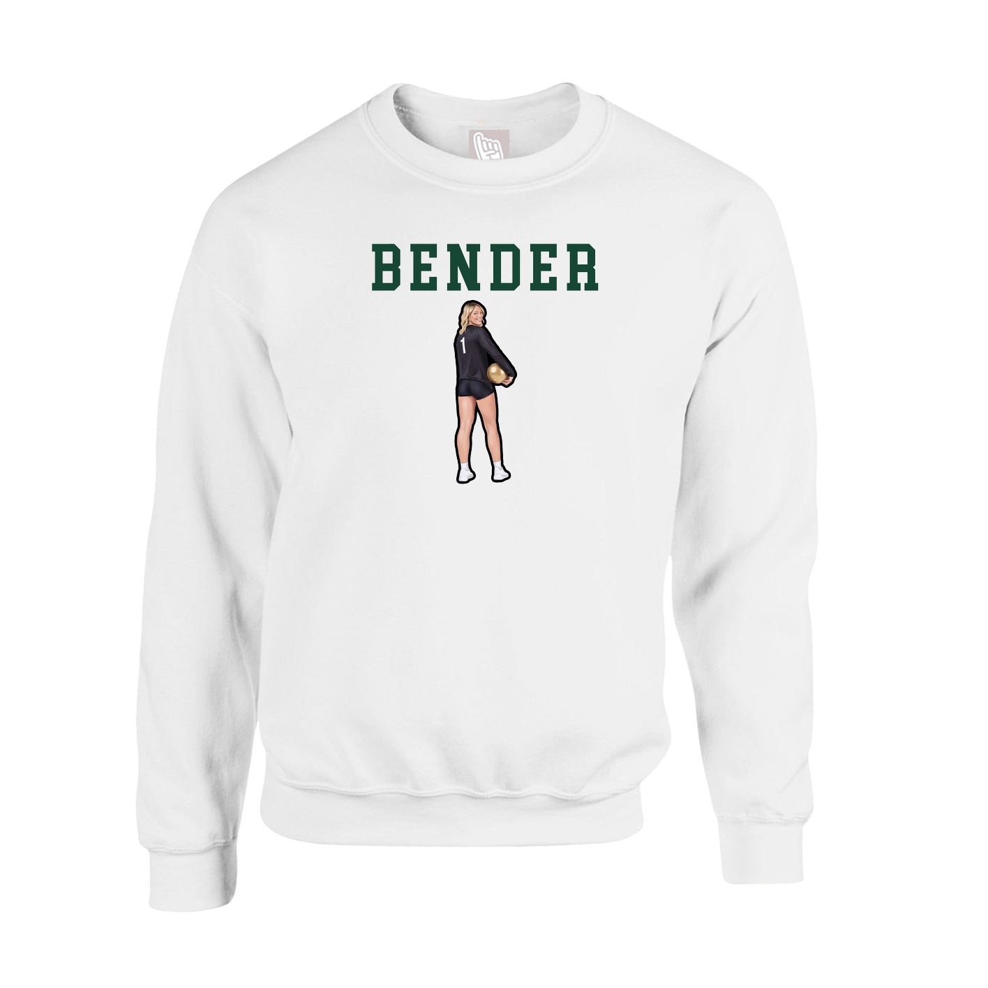 Fleece Crew — Shirsey in White